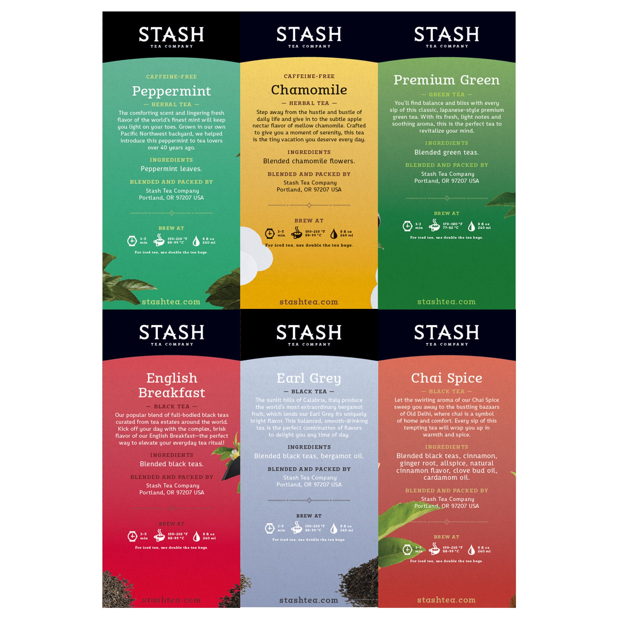 Stash Tea, Variety Pack, 180-count