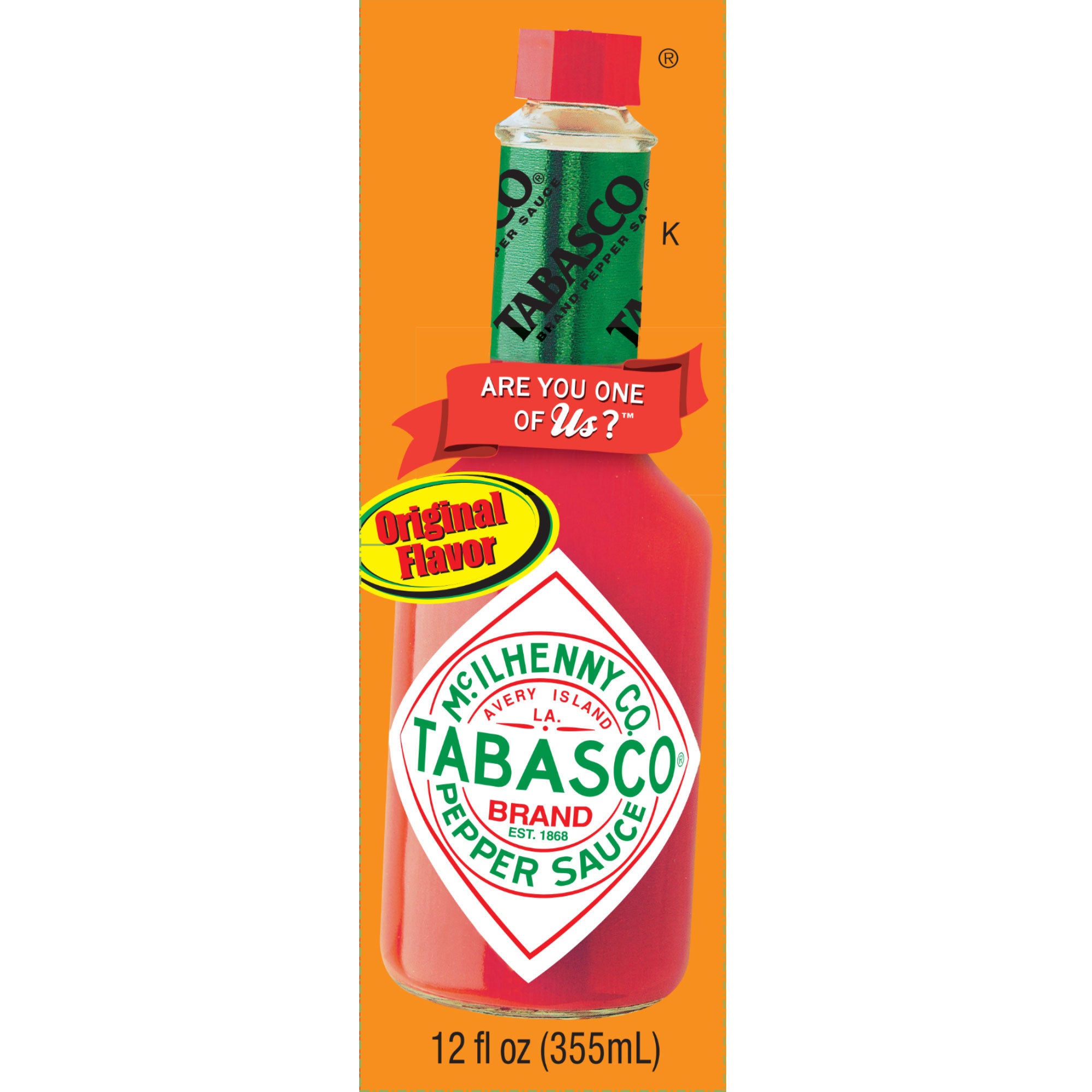 Tabasco Pepper Sauce, Original, 12 fl oz