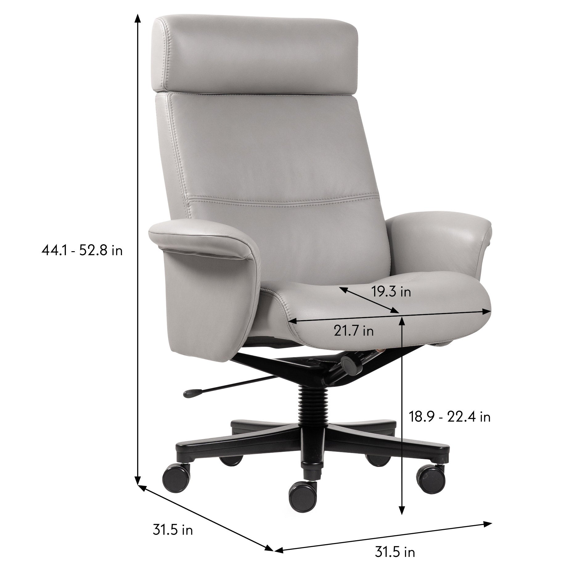 Oslo Leather Office Chair