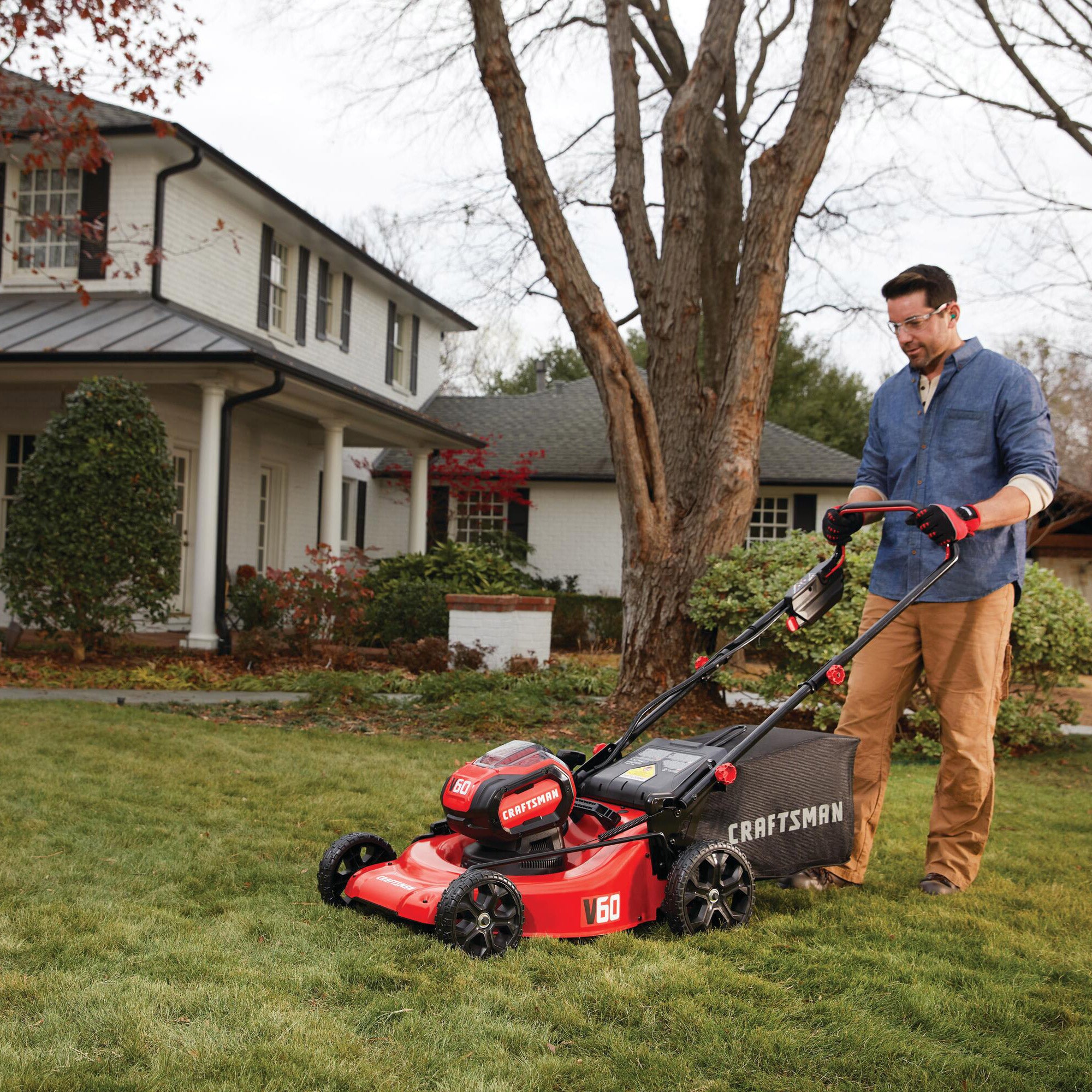 Craftsman 60V 21" Push Mower with 5Ah Battery and Charger