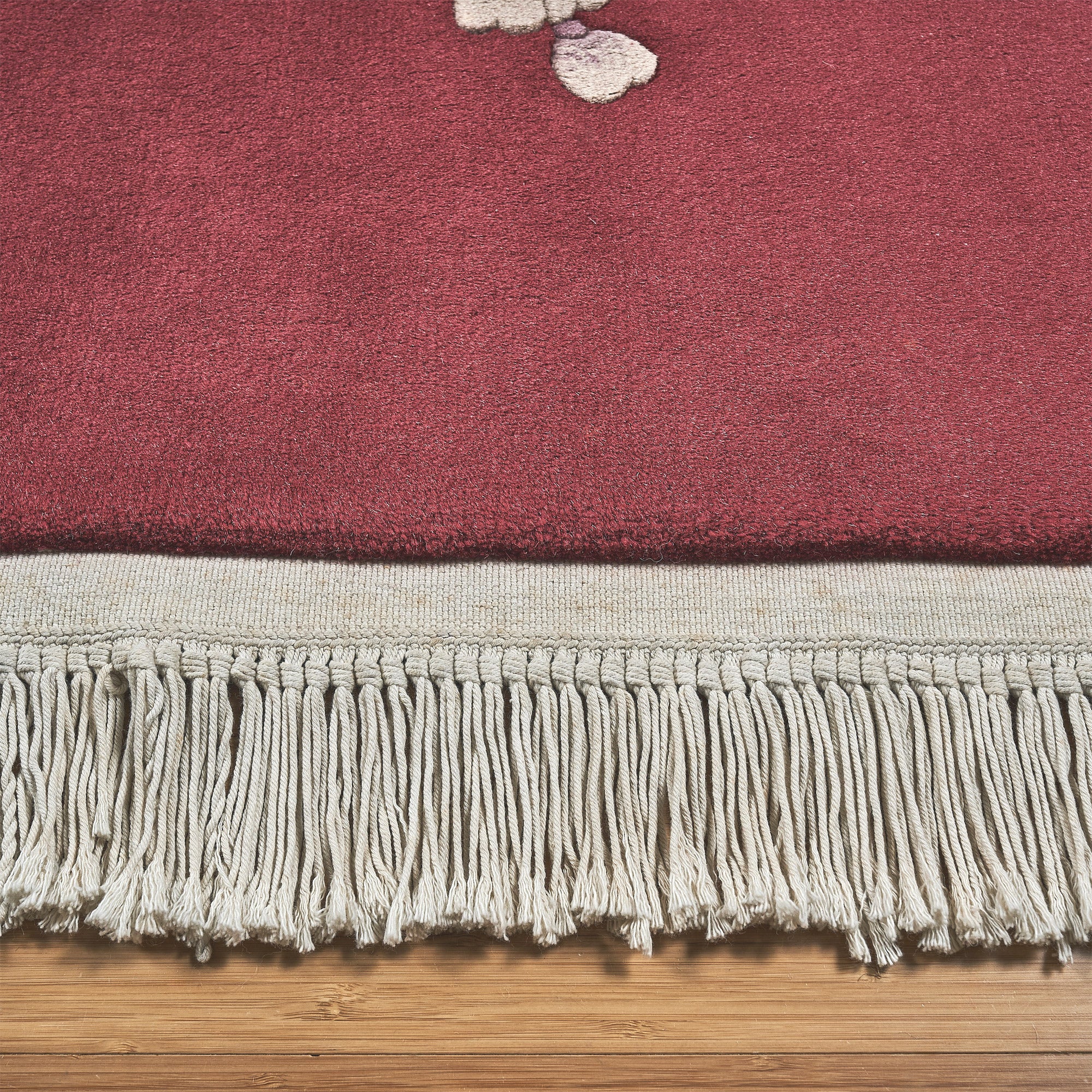 Pagoda Hand Knotted Rug Collection, Lucerne Red