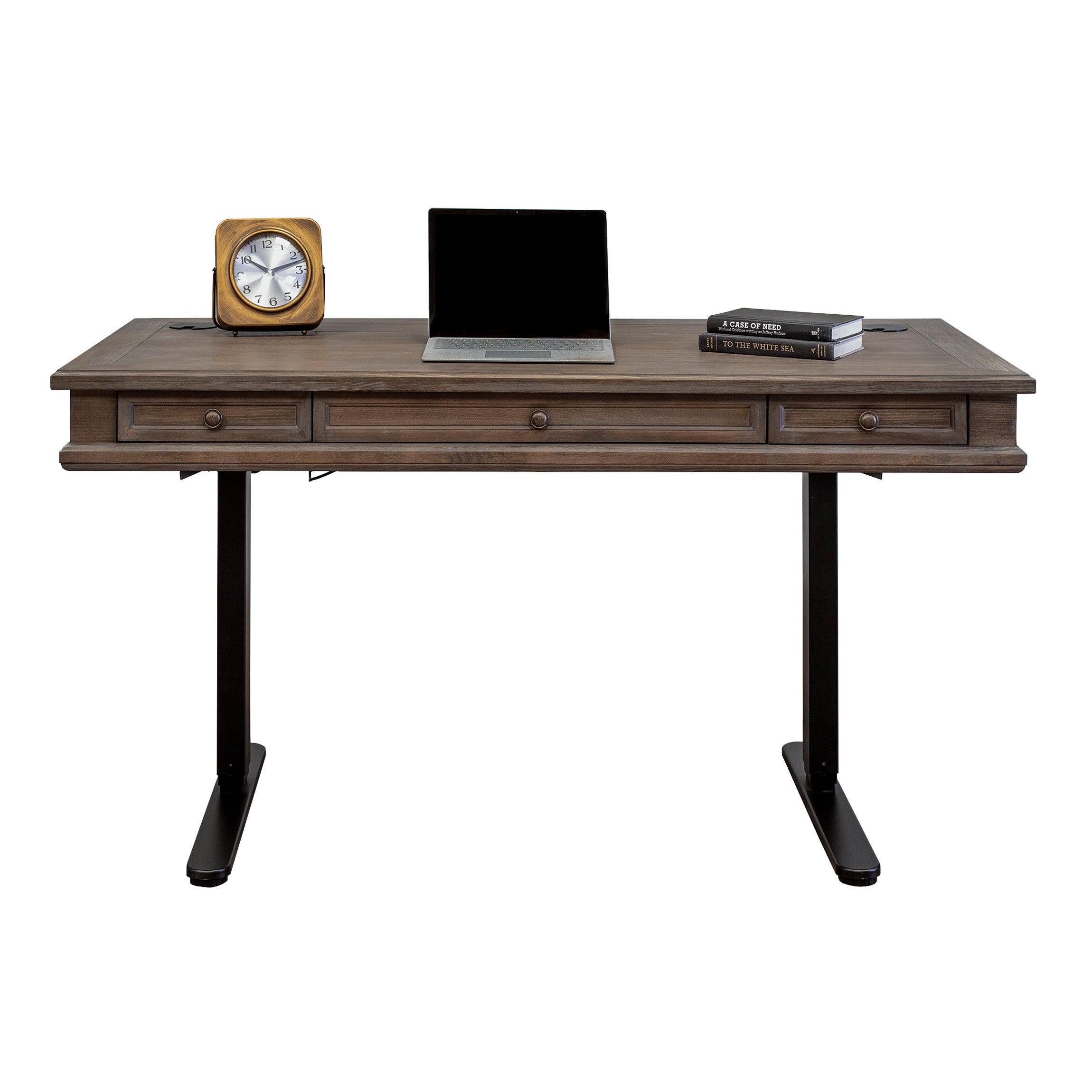 Campton Adjustable Height Desk 3-piece Office Suite