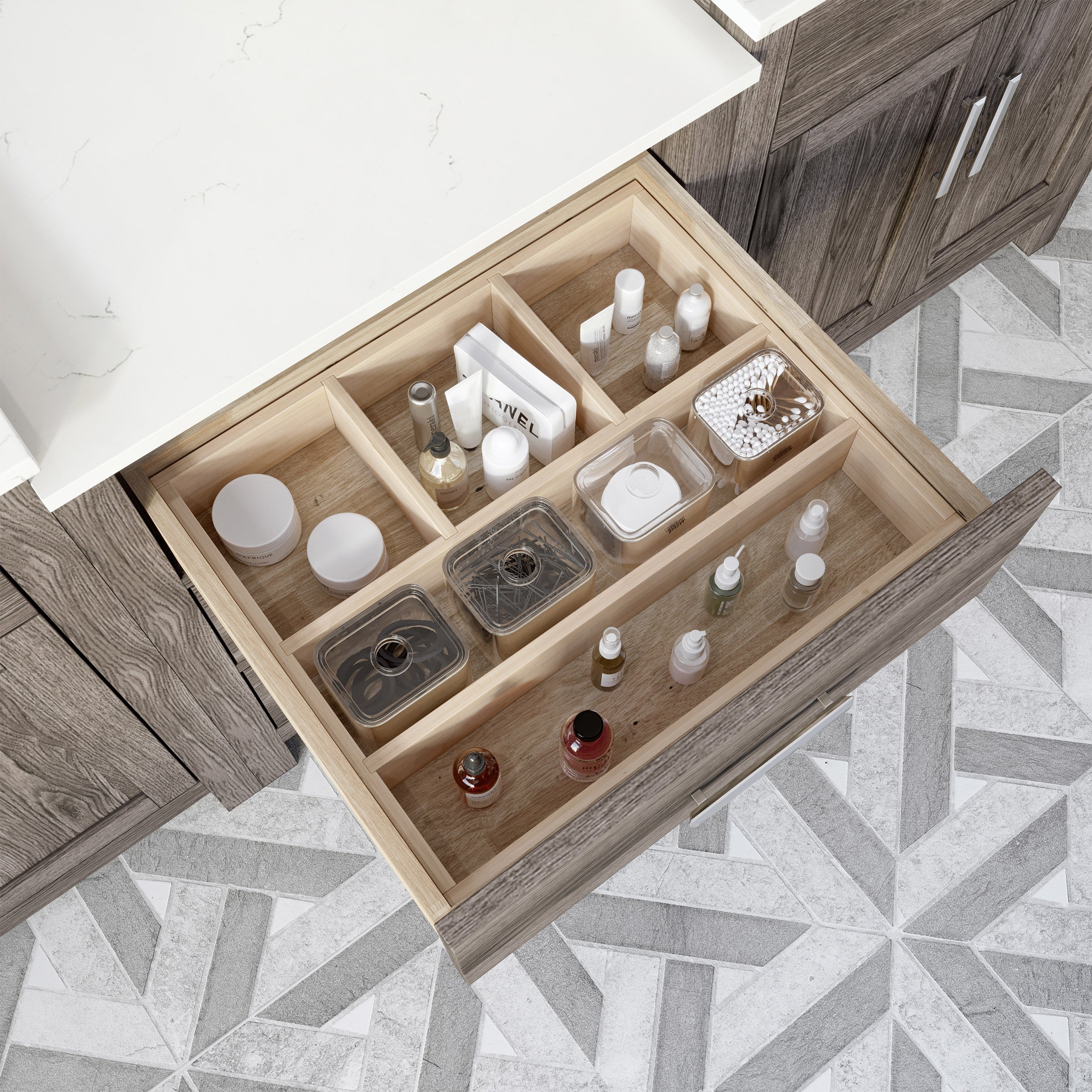Katie Bath Vanity by Studio Bathe in Gray