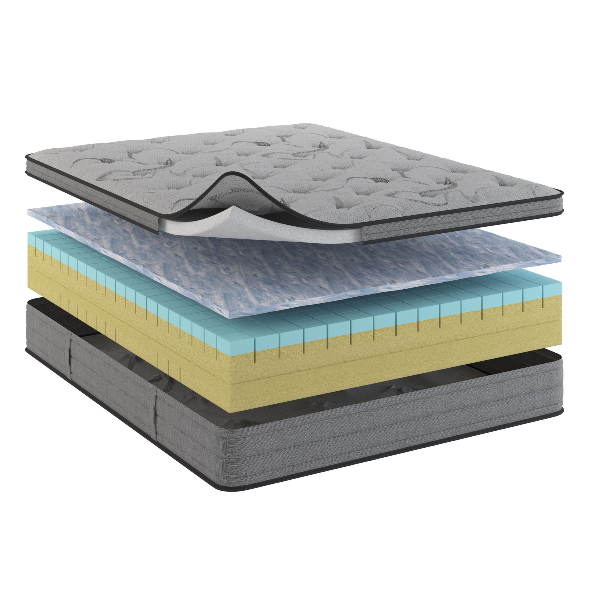 Sleep Science 13" Align IQ Euro Top Memory Foam Mattress with Adjustable Base
