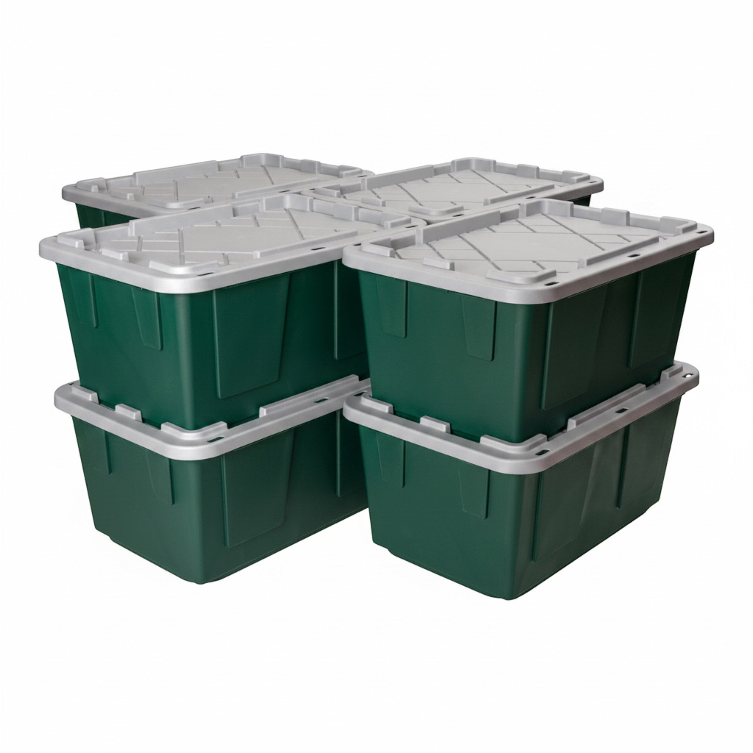 Greenmade 27 Gallon Tailgate Storage Bin, 8-pack