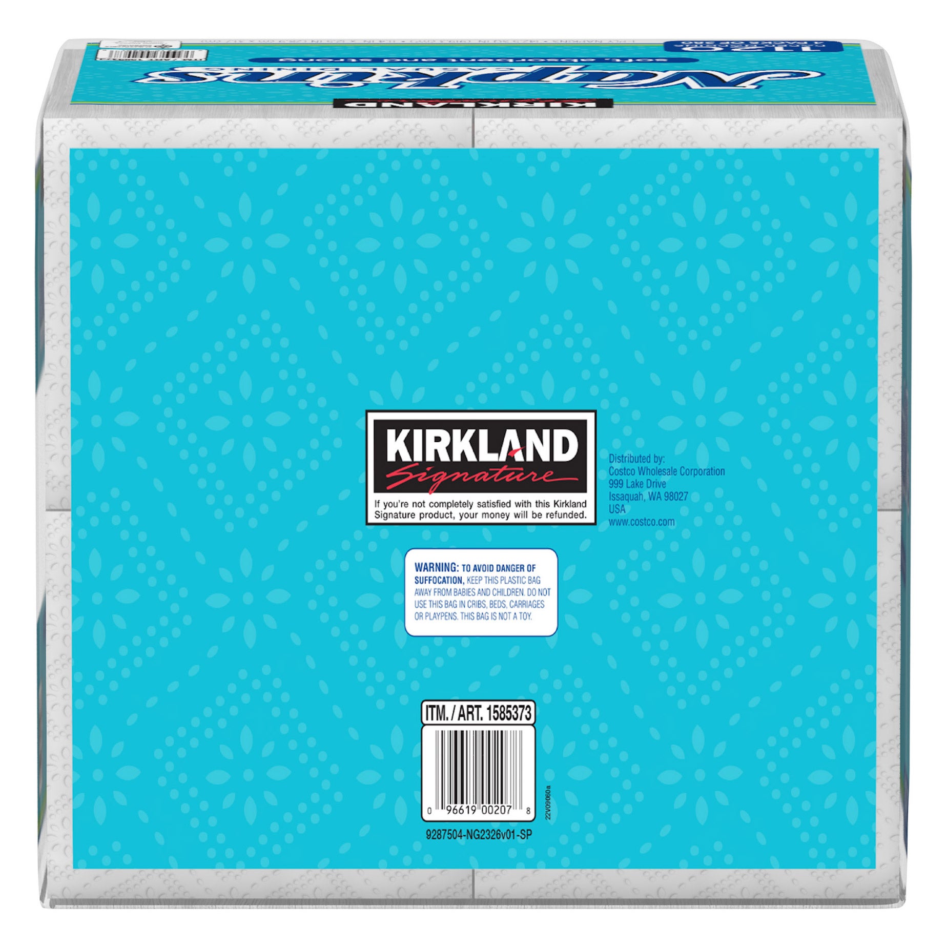 Kirkland Signature Napkins, 1-Ply, 280-count, 4-pack