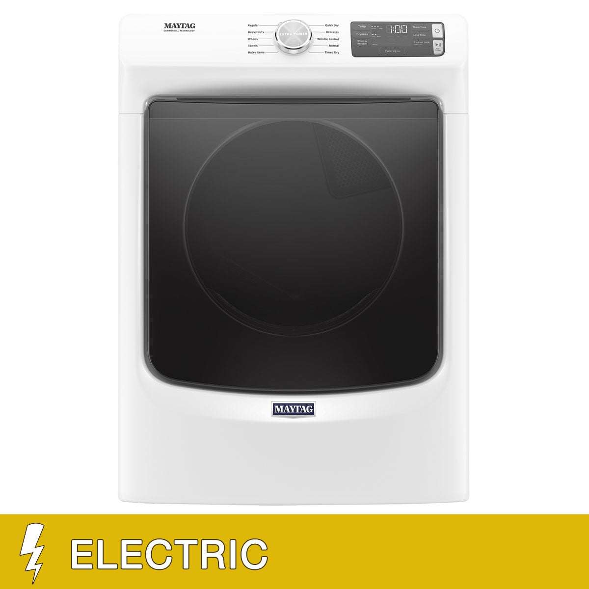 Maytag 7.3 cu. ft. Large Capacity Electric Dryer with Extra Power Button