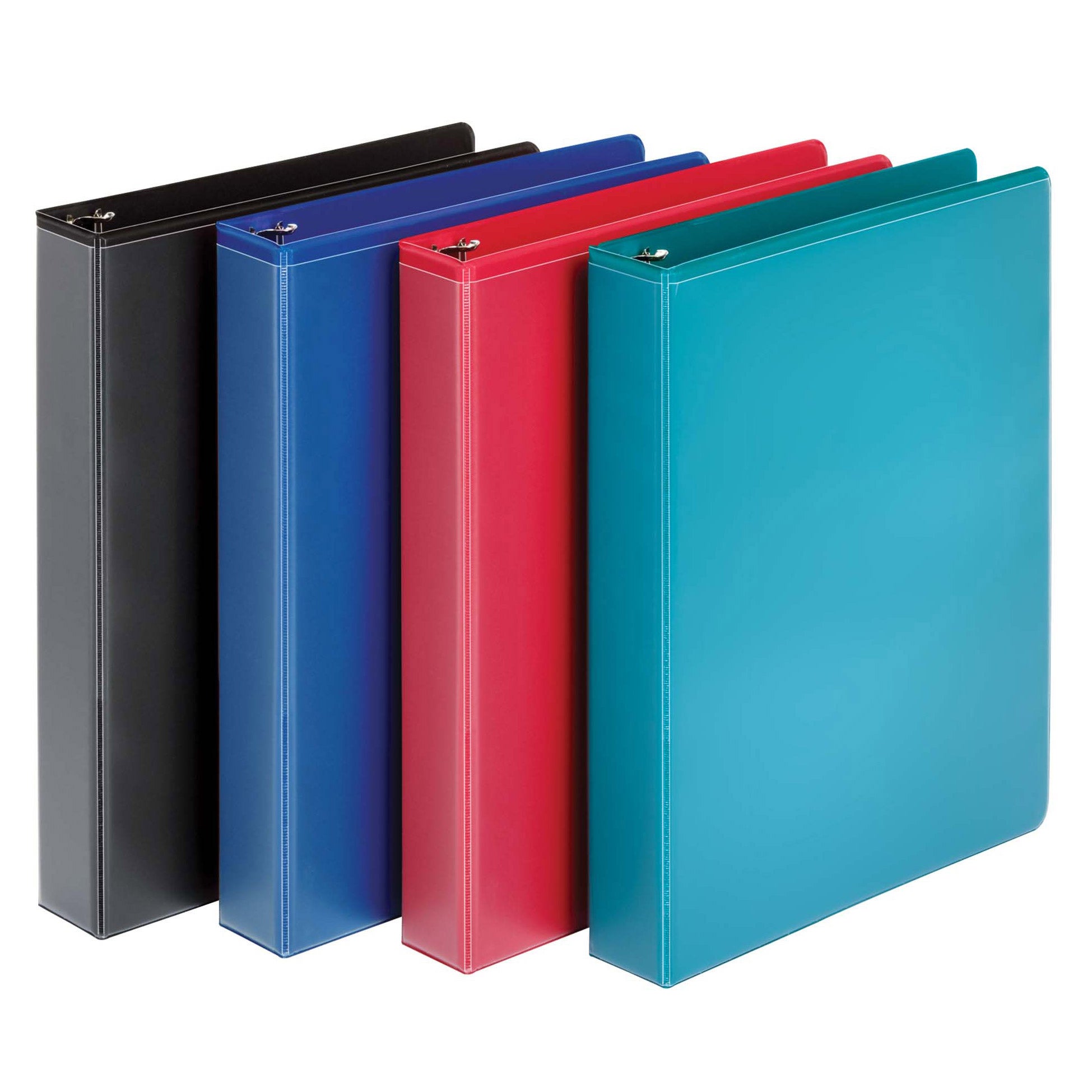 TOPS 1.5” D-Ring View Binders, 4-pack