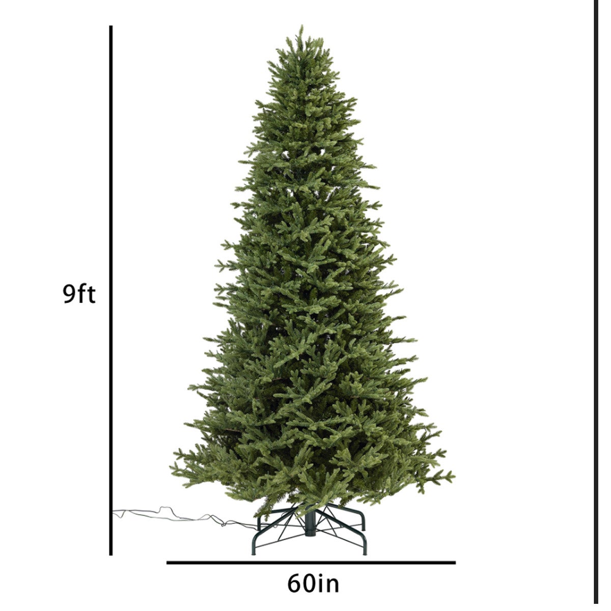 9' Pre-Lit Radiant Micro LED with Twinkle Artificial Christmas Tree
