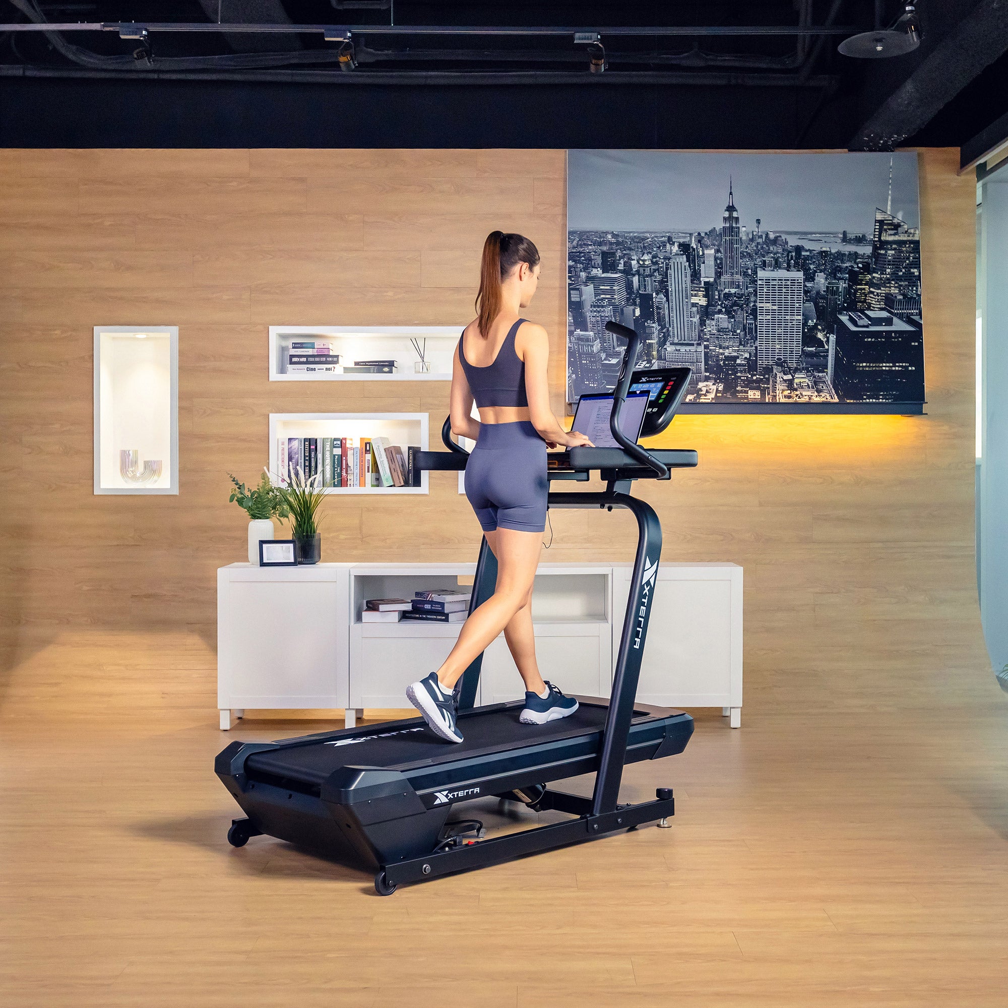 XTERRA TR95H Hiker Treadmill with Standing Desktop