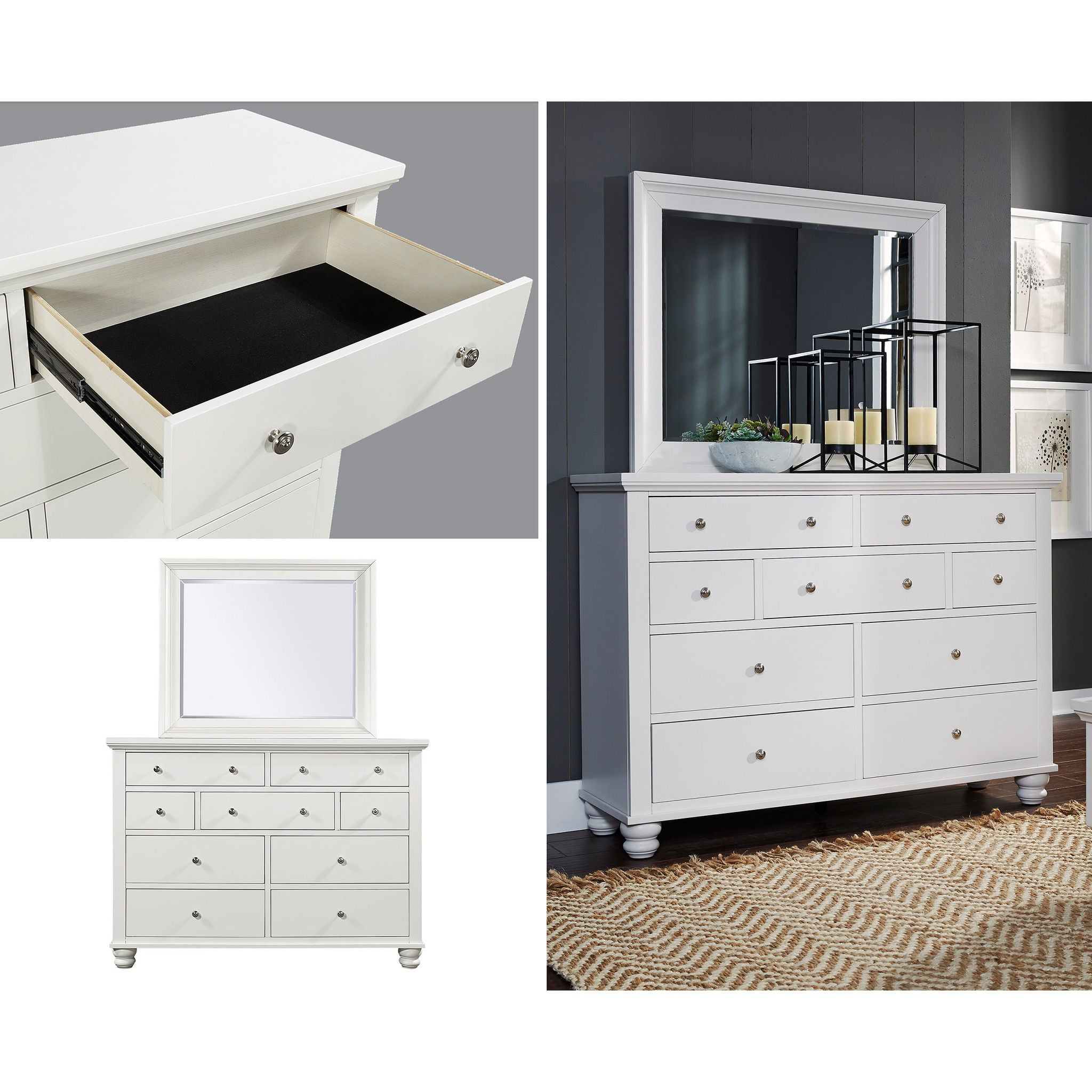 Ashfield Bedroom Collection in White