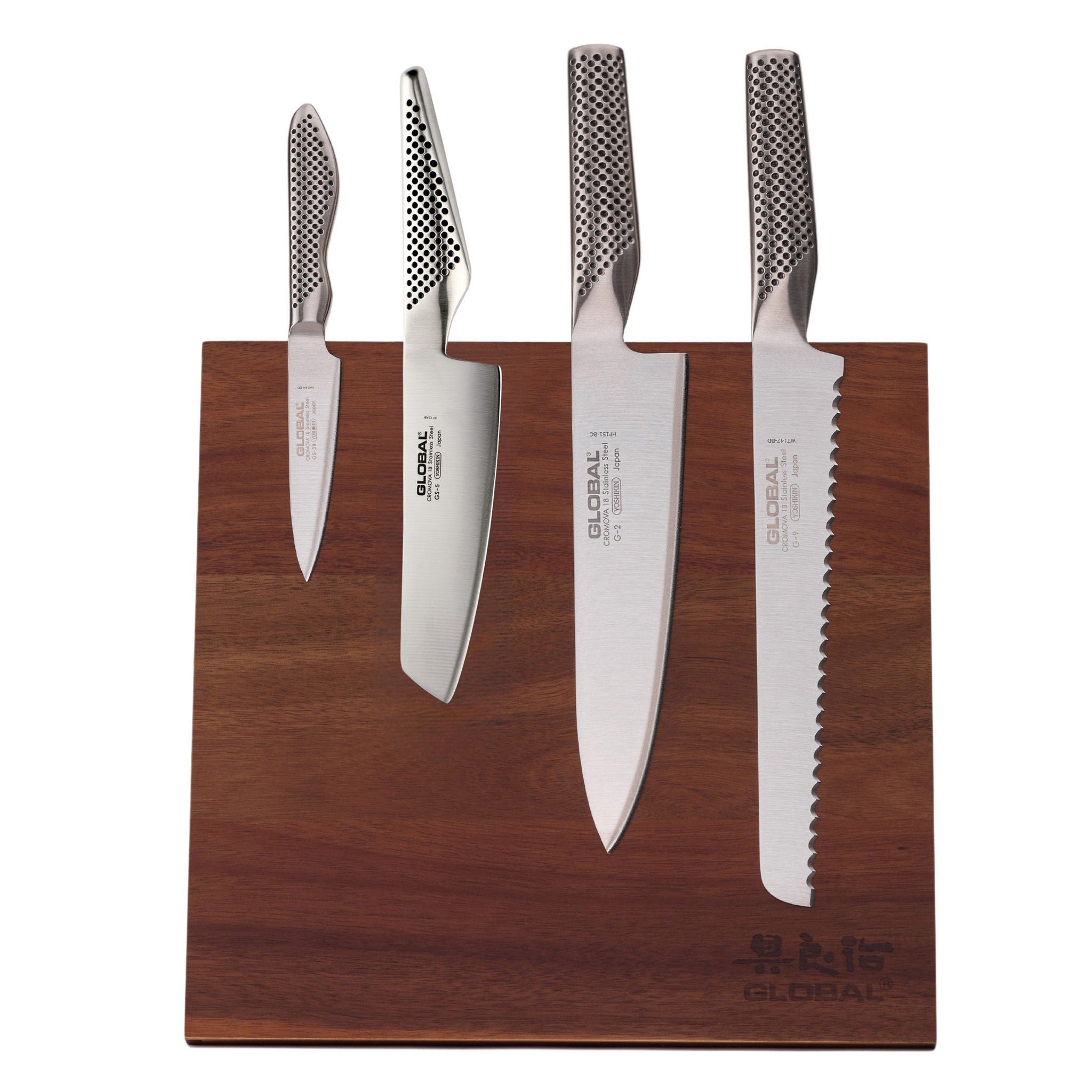 Global Bitoku 5-piece Classic Chef Essentials Knife Set