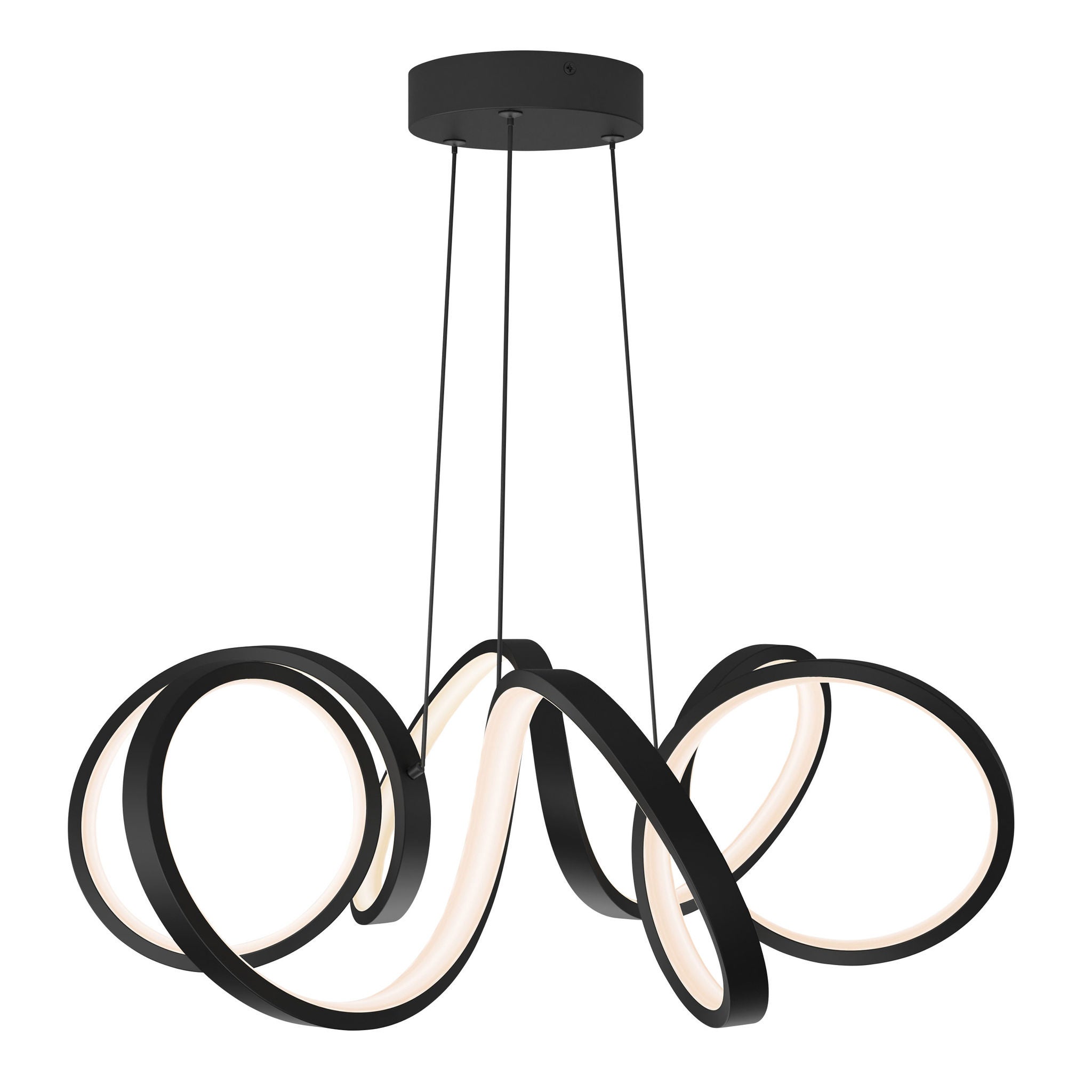 Artika Swirl Ribbon Integrated LED Pendant Light