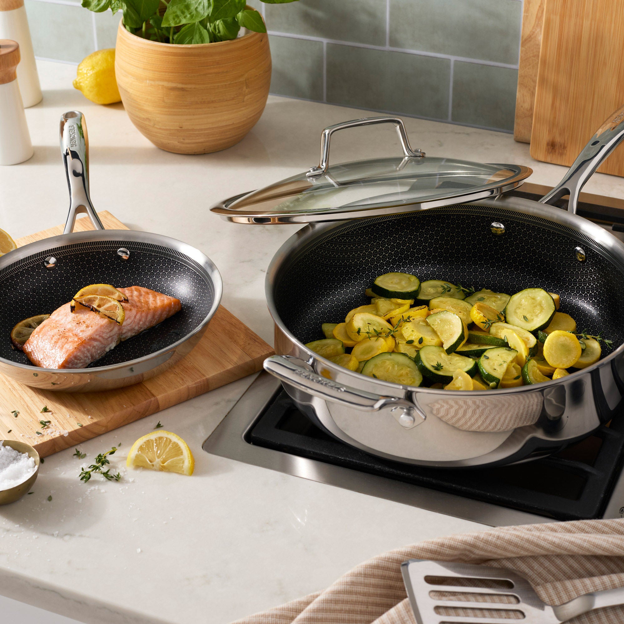 Henckels Paradigm Ceramic 11-piece Cookware Set