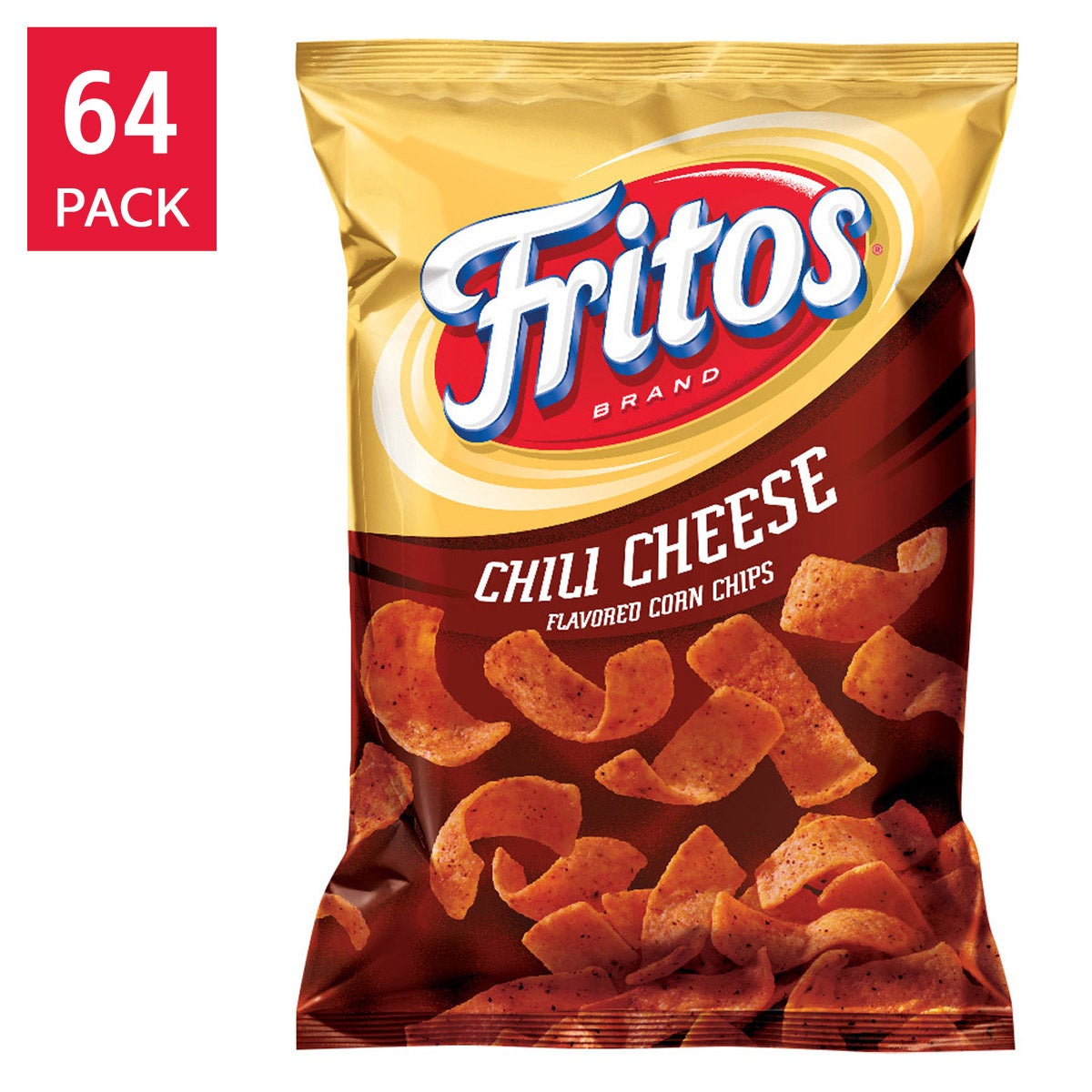 Fritos Corn Chips, Chili Cheese, 2 oz, 64-count