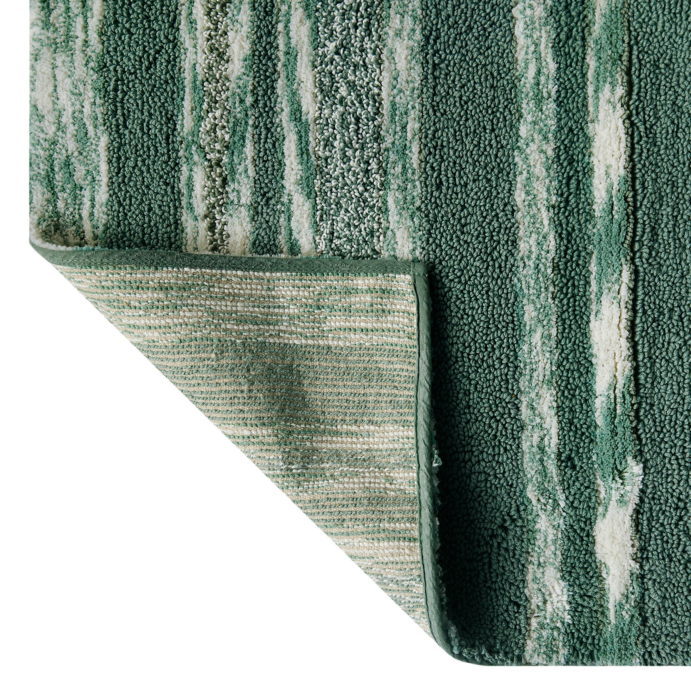 Cotton Stripe Bath Mat