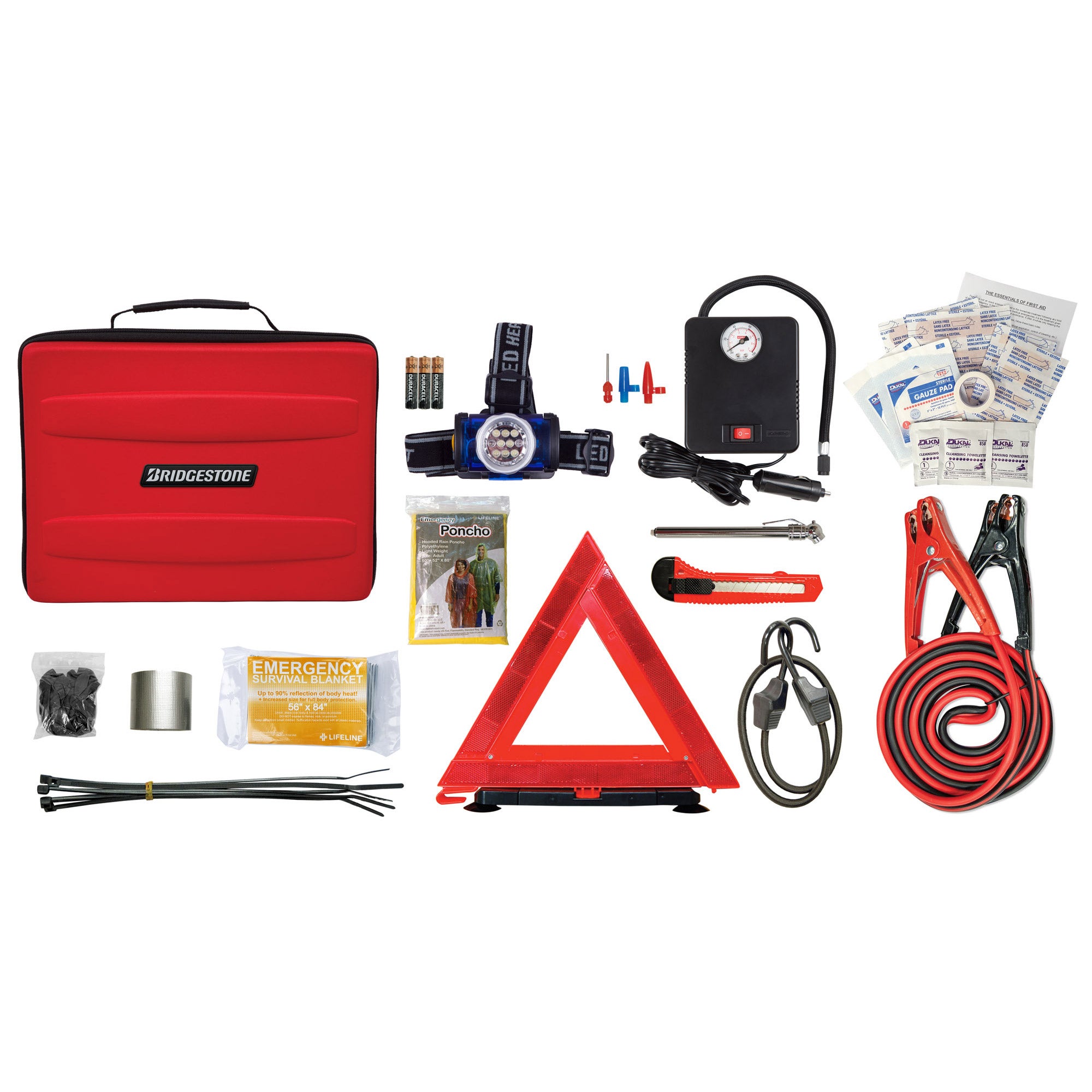 Bridgestone Auto Safety Emergency Roadside Kit