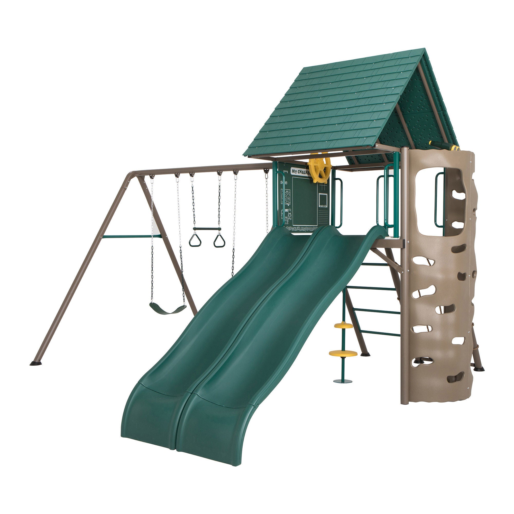 Lifetime Lookout Double Slide Swing Set - Do It Yourself
