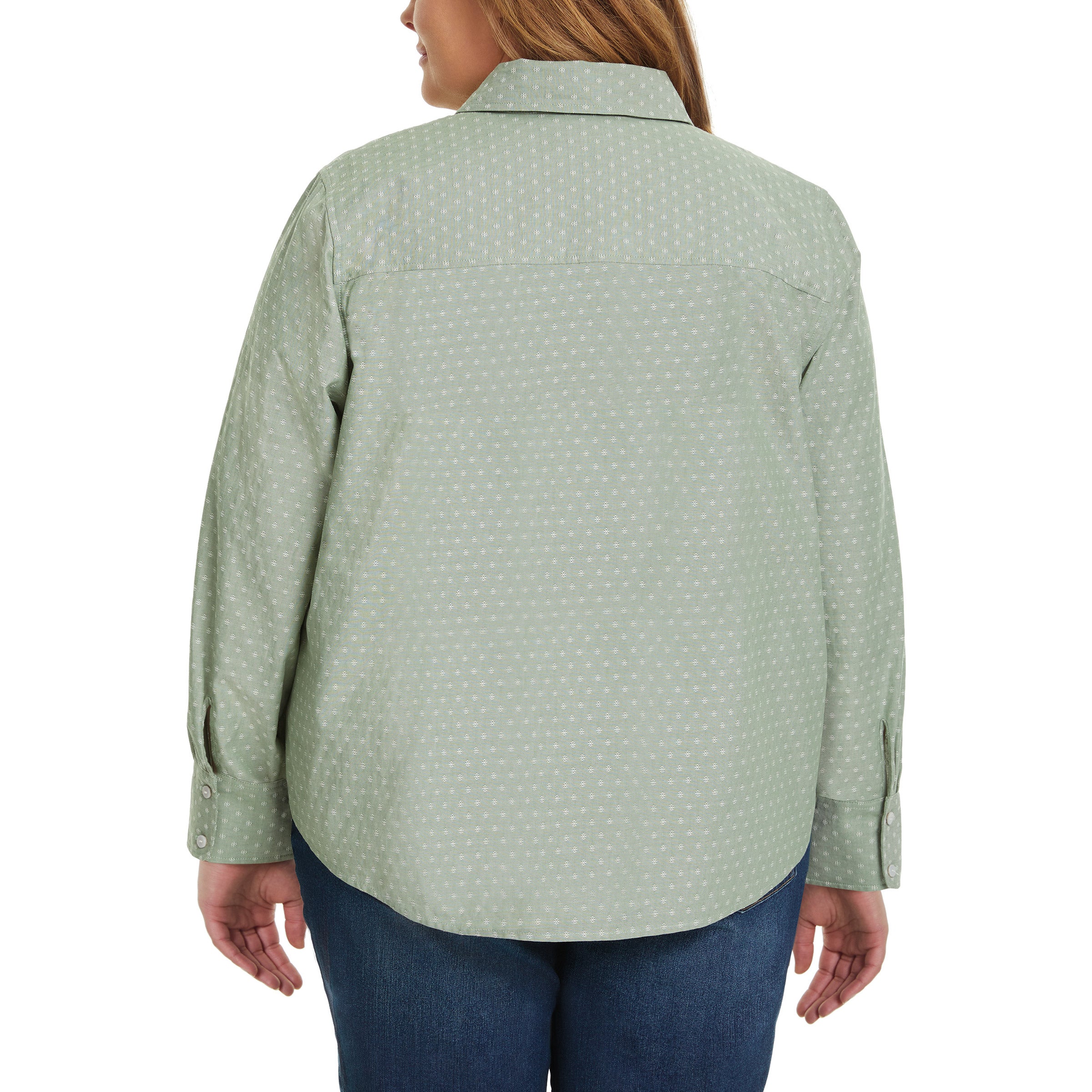 Gloria Vanderbilt Women's Long Sleeve Button Up Shirt