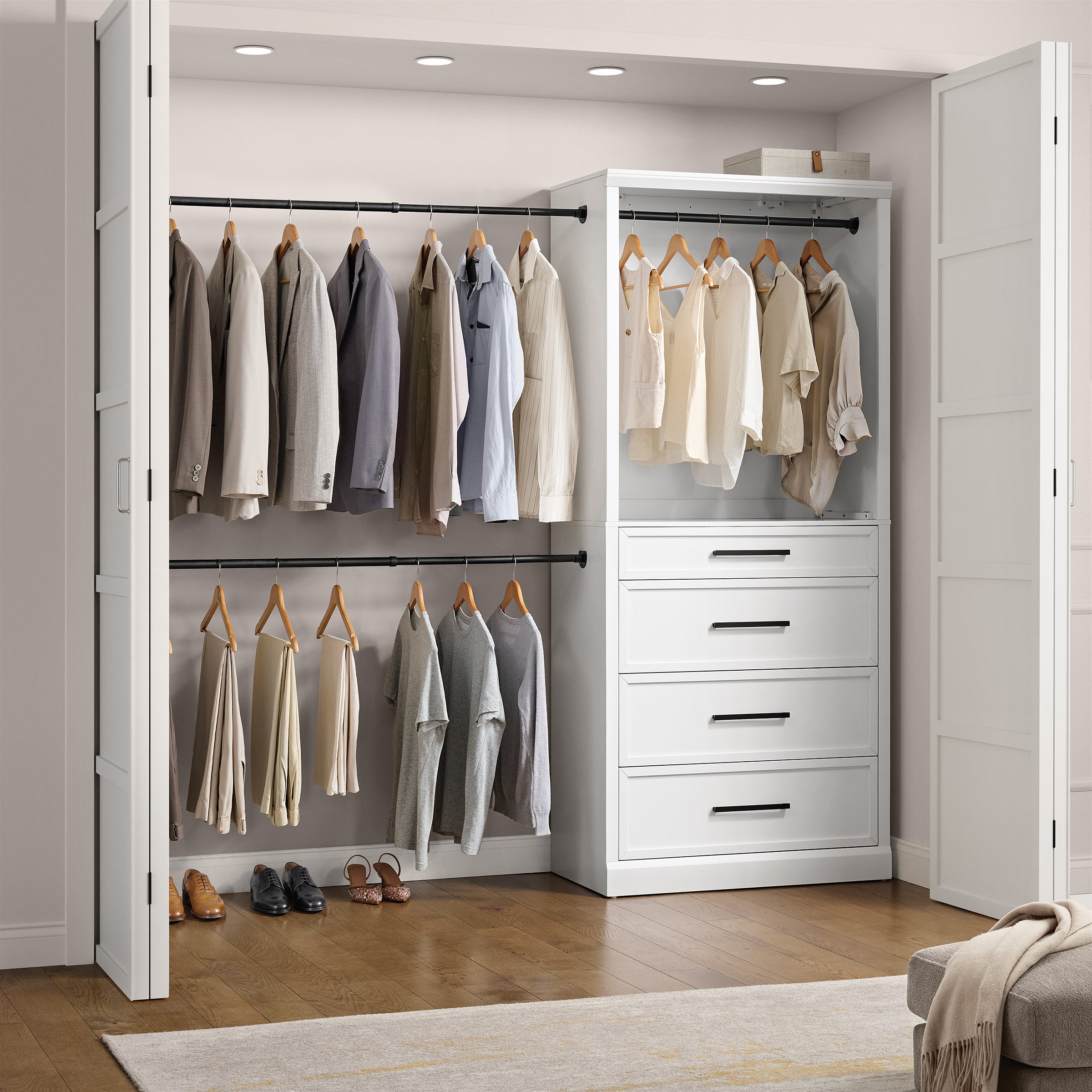 Bayside Furnishings 36" Closet Organizer