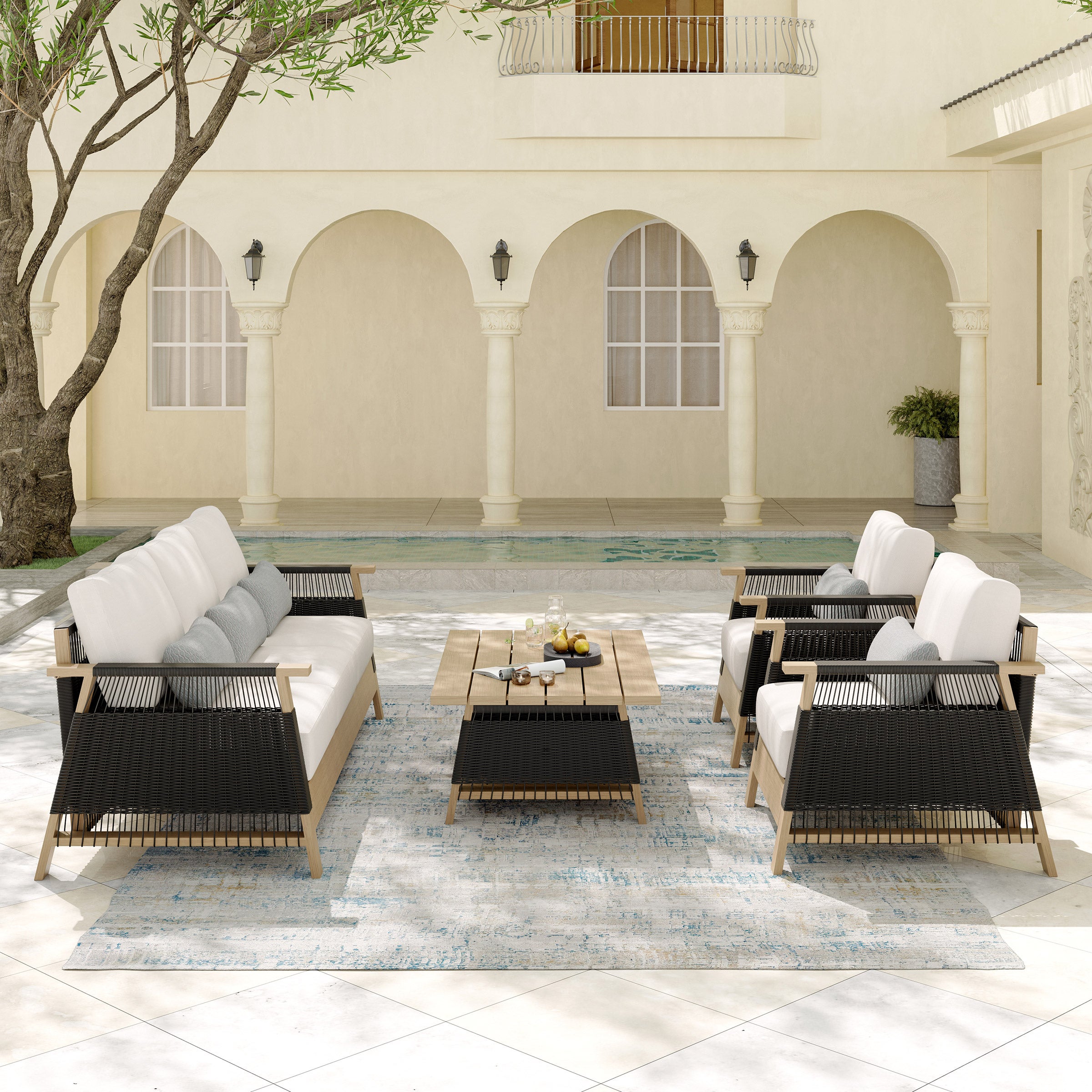 Sirio Maia 4-piece Outdoor Patio Seating Set