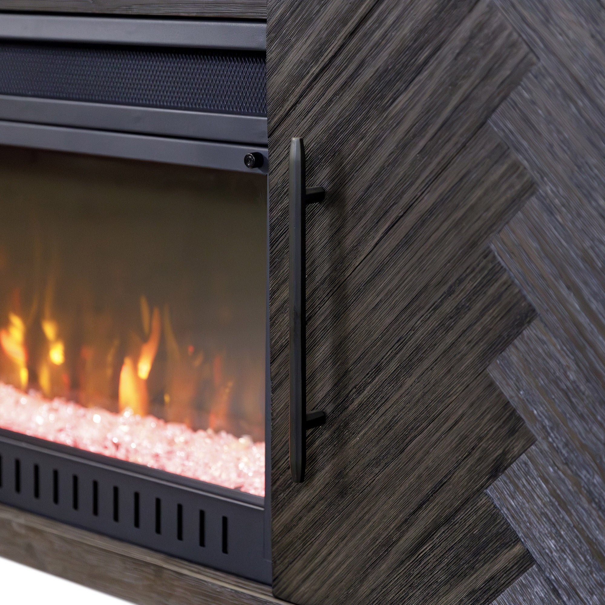 Parker 80” TV Console with Electric Fireplace