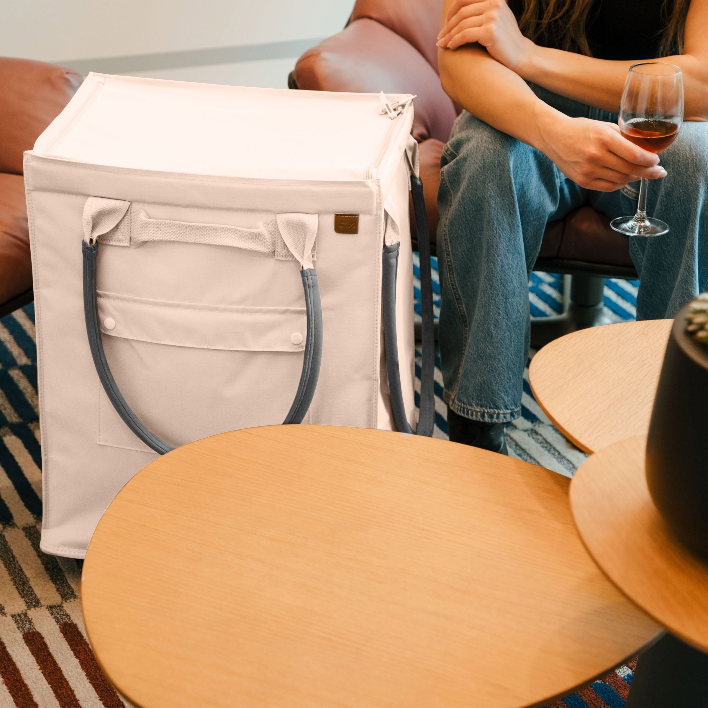 CleverMade Foldable Tote Bag on Wheels