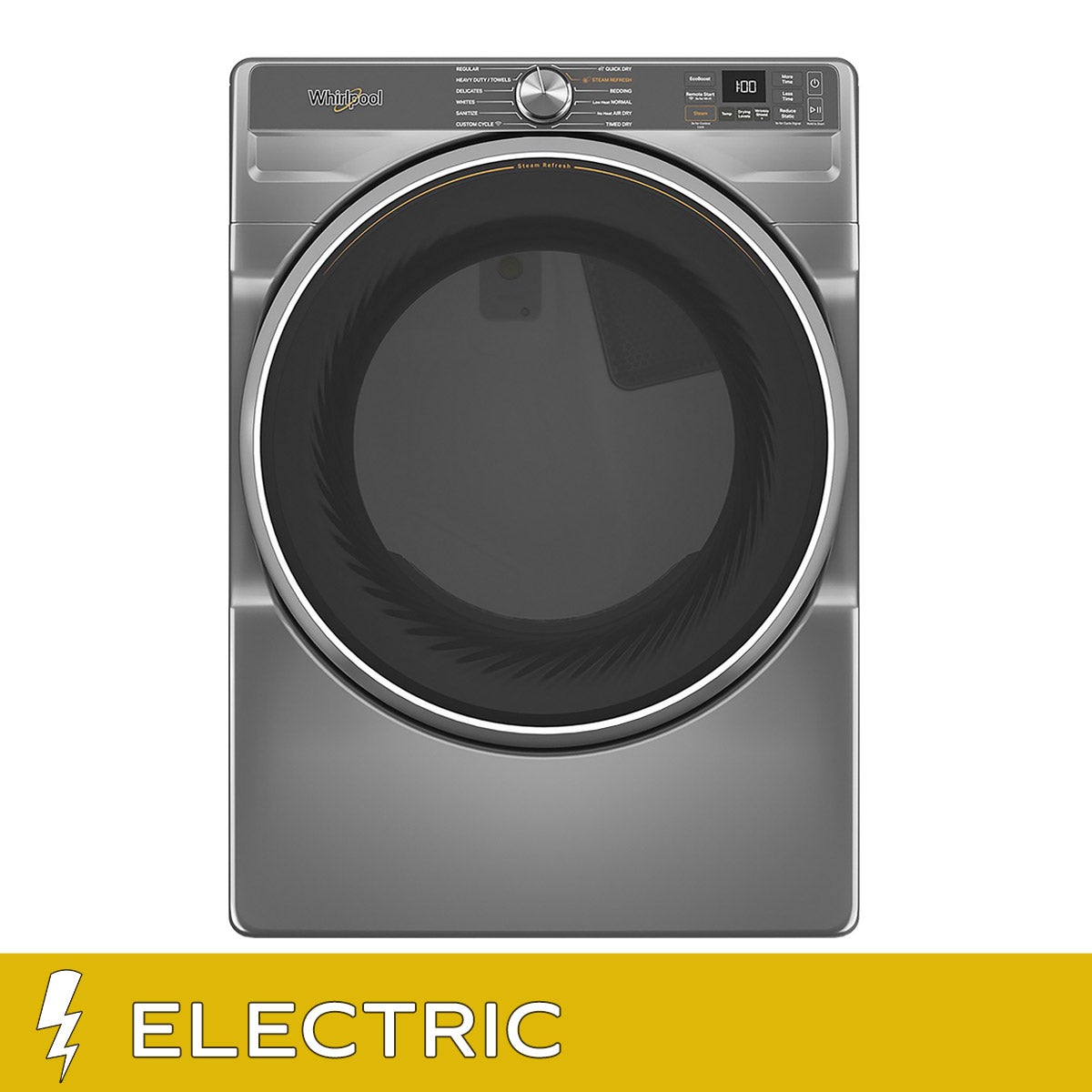 Whirlpool 7.4 cu. ft. Front Load Smart Electric Dryer with Steam Capabilities