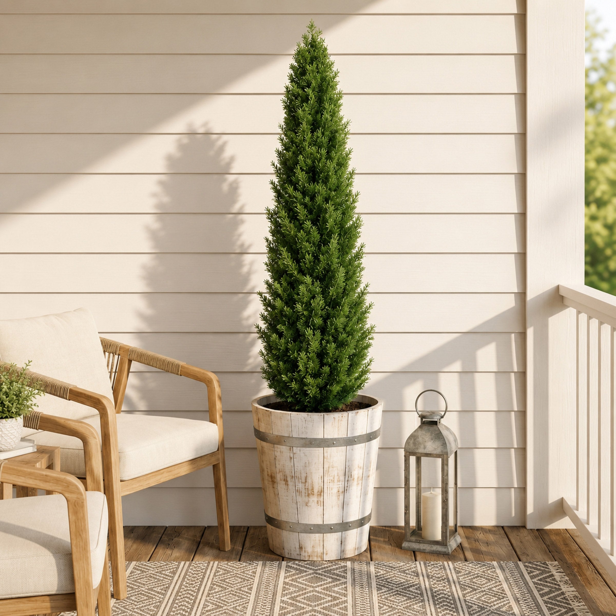 6' Faux UV Resistant Cedar Tree