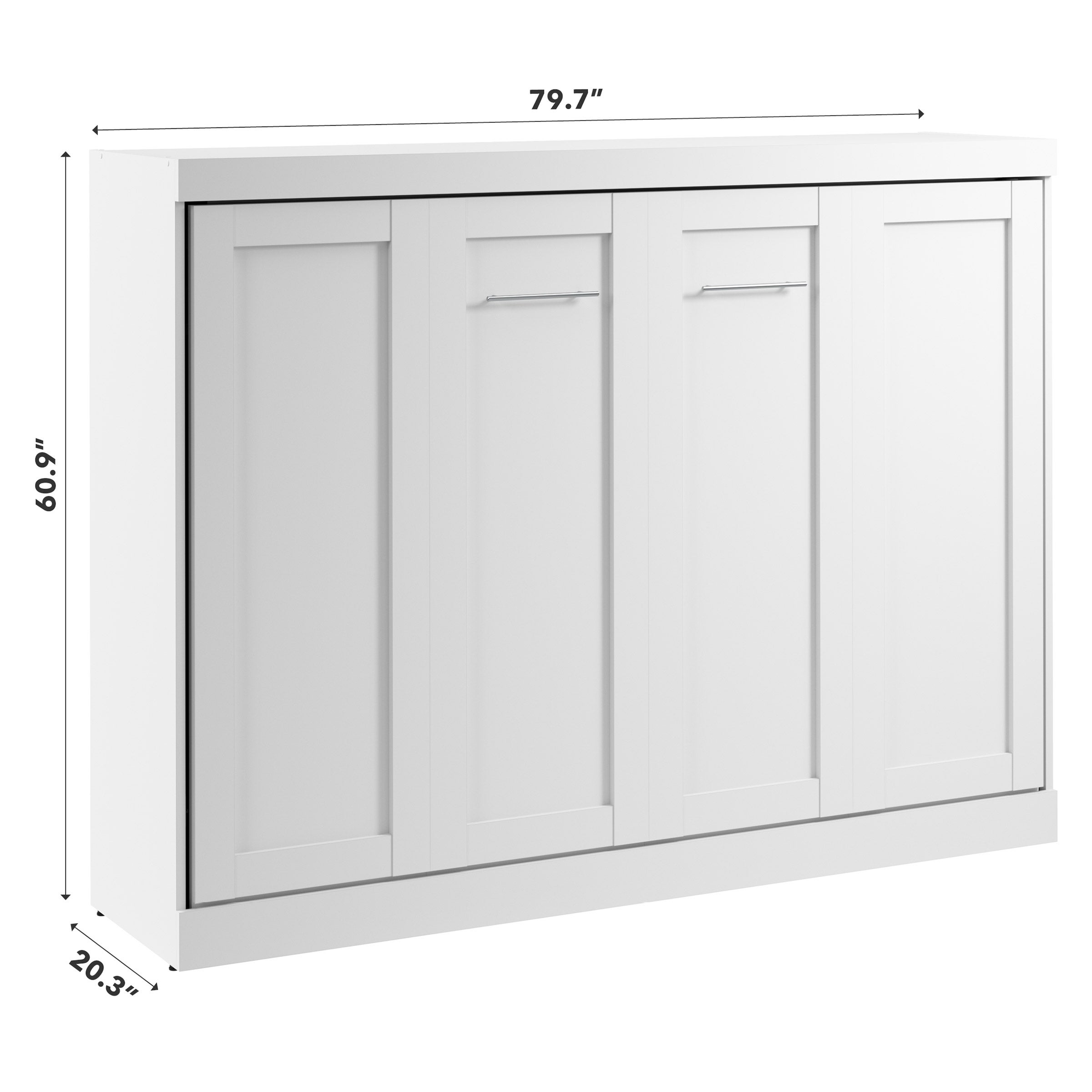 Oasis Horizontal Murphy Bed, Full Size