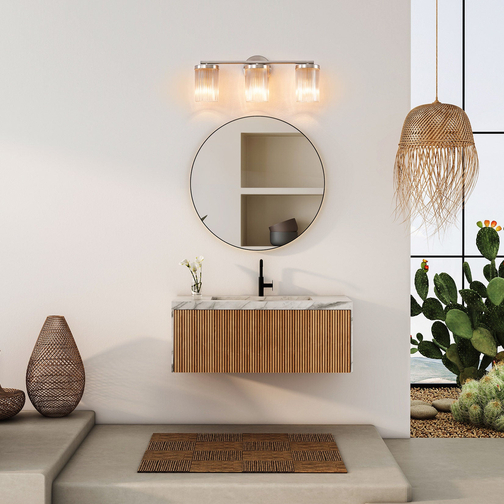 Housemark Luca 3-light Vanity Wall Sconce