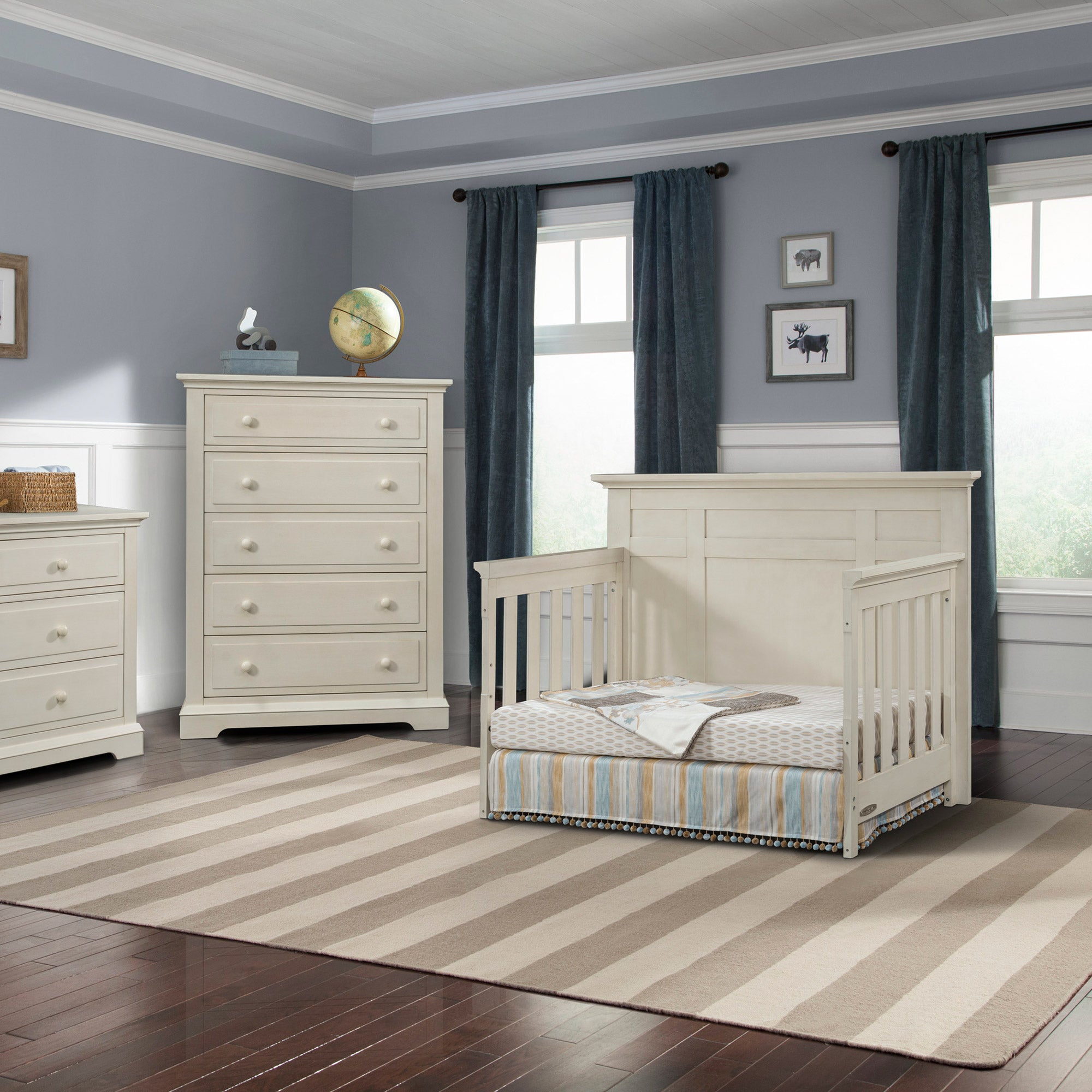 Addison Flat Top Crib 3-piece Nursery Collection