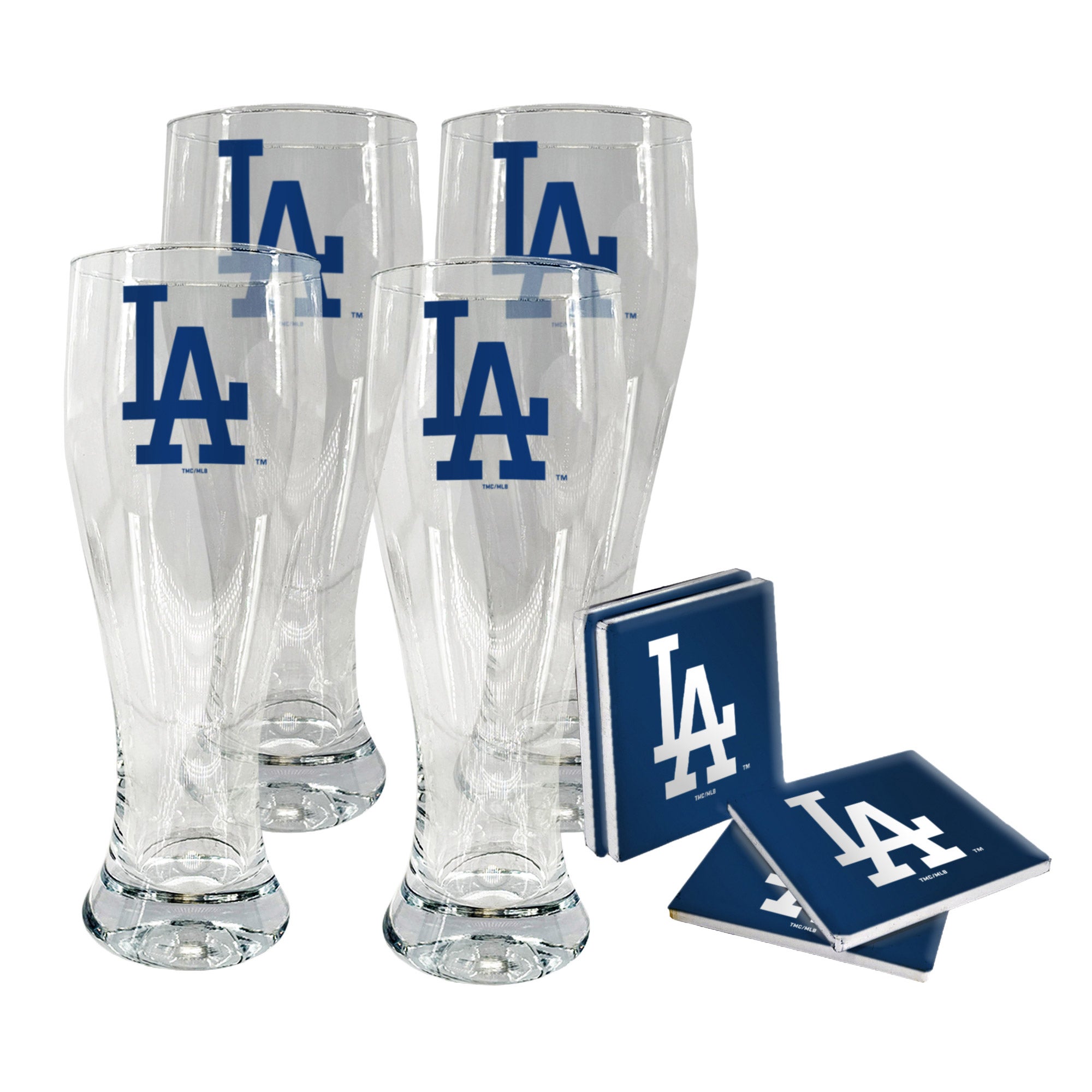 MLB Pilsner & Coaster Set