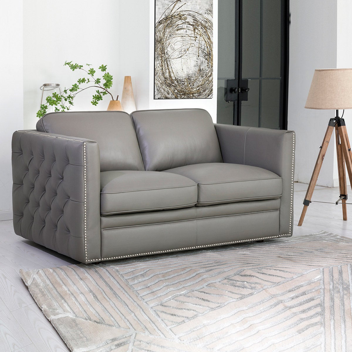 Jameston Leather Loveseat