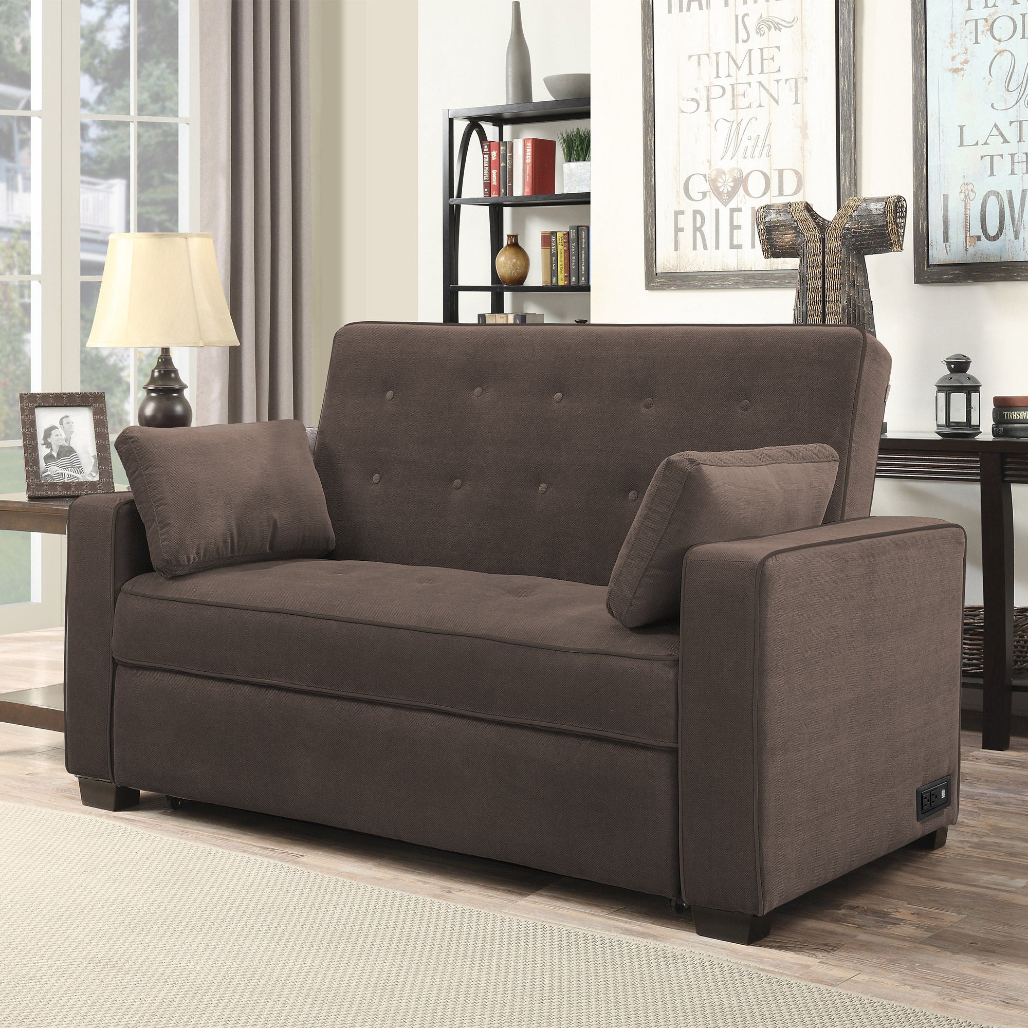 Westport Beautyrest Fabric Sleeper Sofa