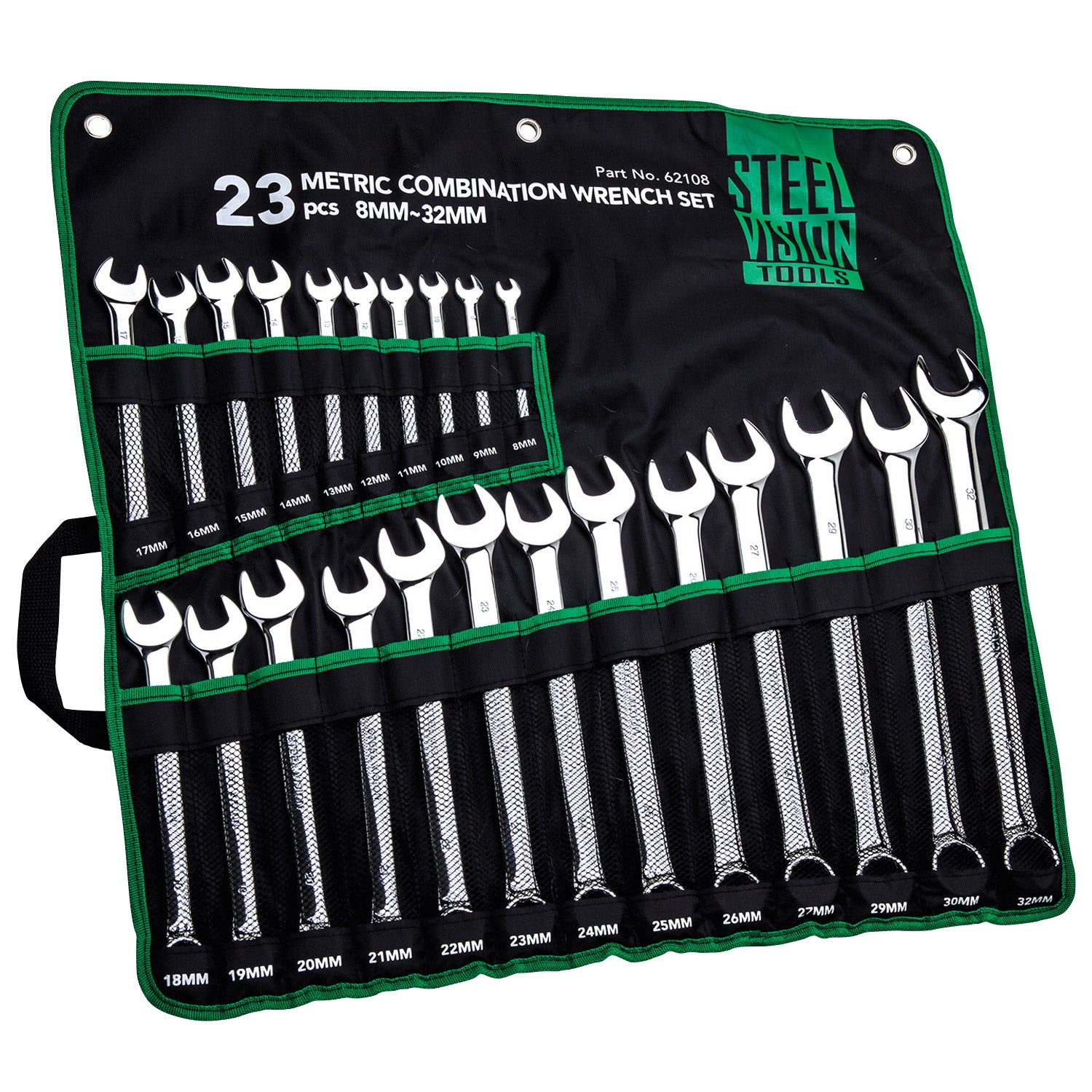 Steel Vision 23-piece Metric Combination Wrench Set