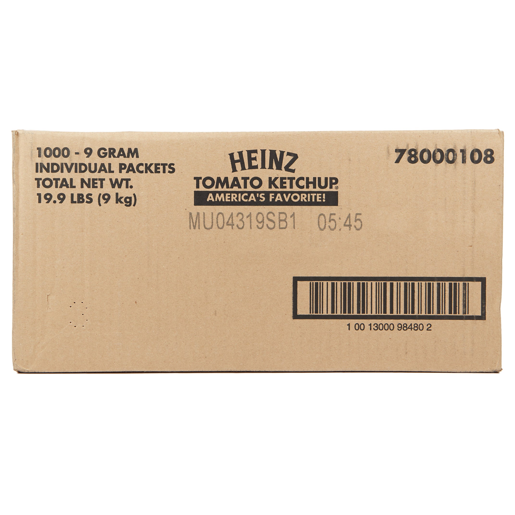 Heinz Tomato Ketchup, Portion Packets, 1000-count