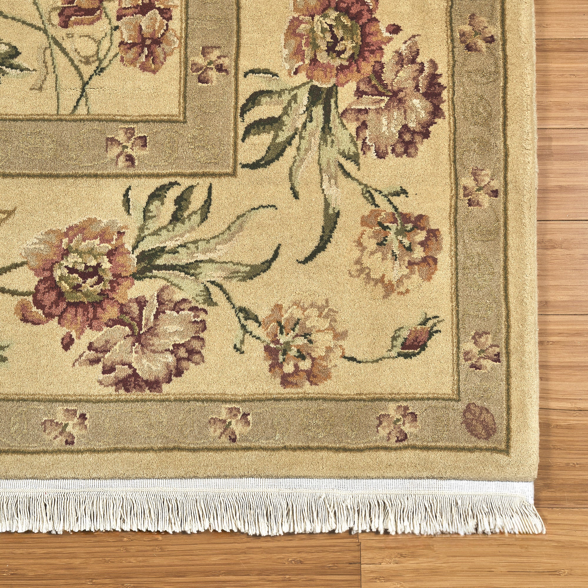 Montacute Hand Knotted Area Rug, Perugia Sand, 9' x 12'