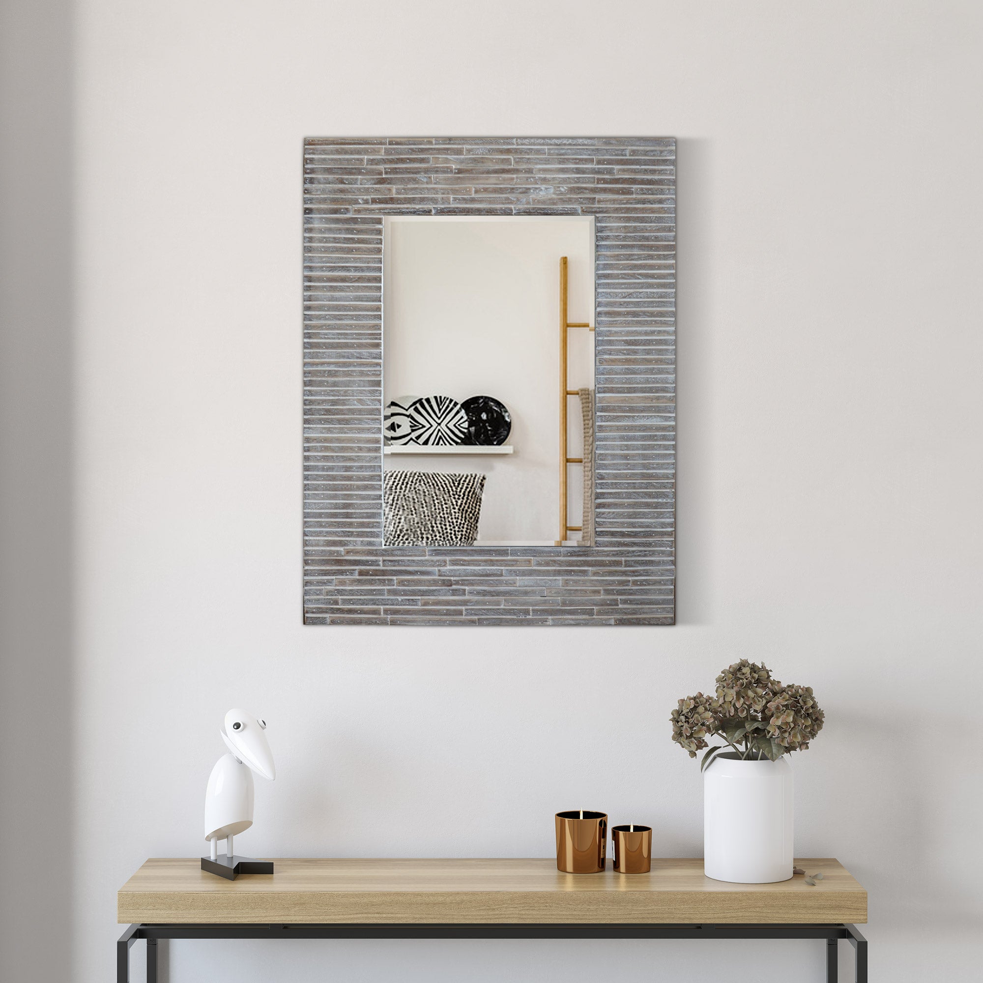 Cadence 24x32 inch Decorative Rectangular Wall Mirror