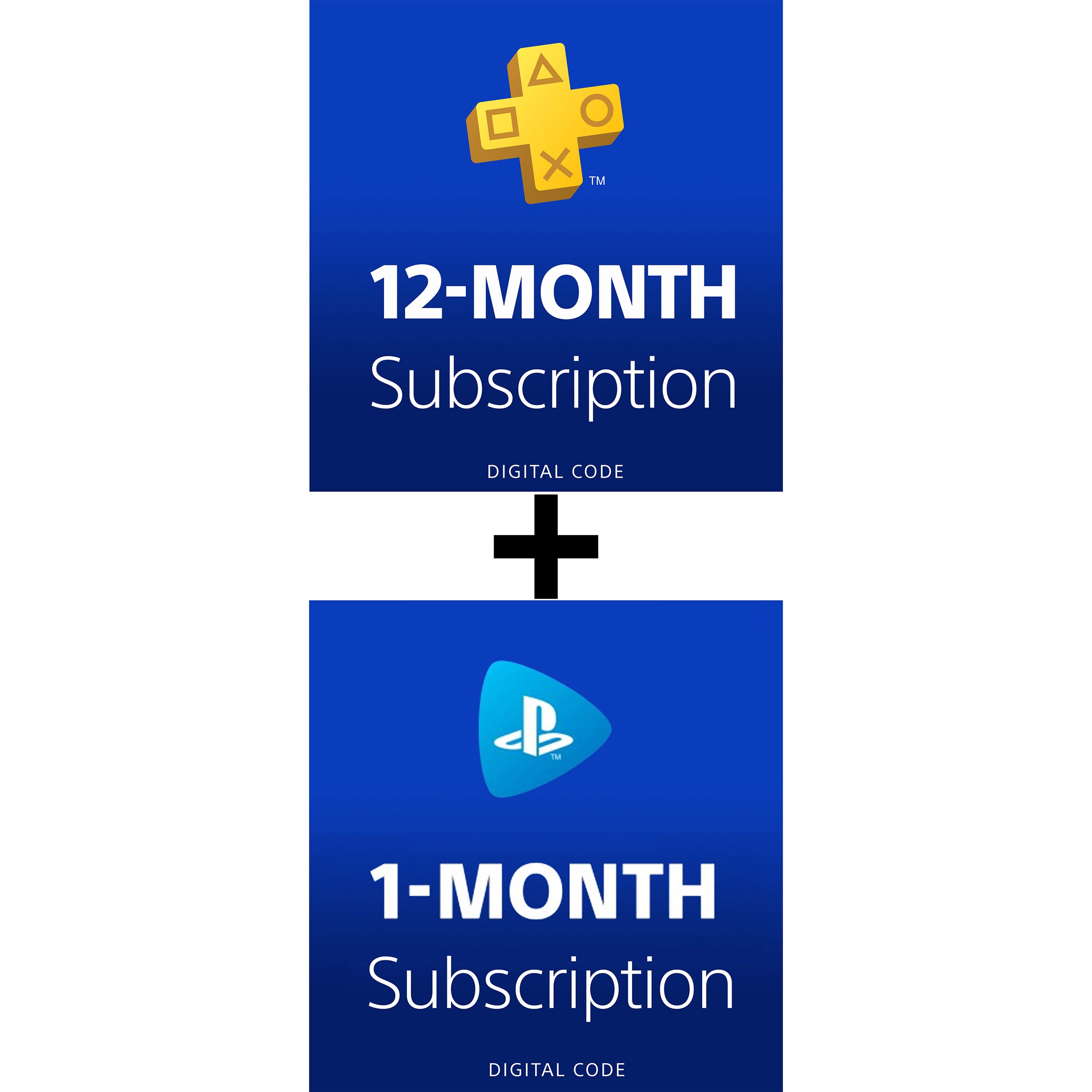 PlayStation Plus 12-Month Membership + PS NOW 1-Month Digital Download
