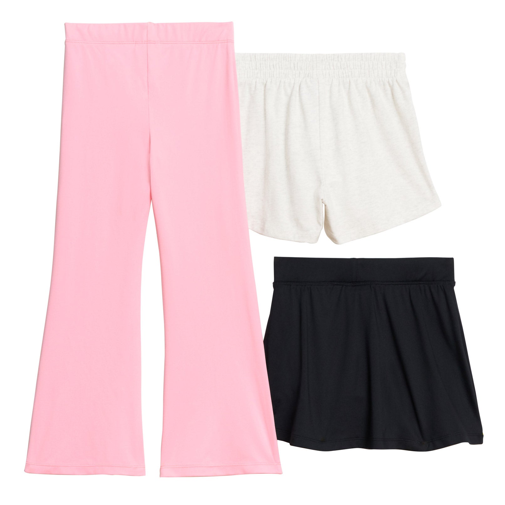 Puma Kids' 3-pack Skort, Short & Flare Legging