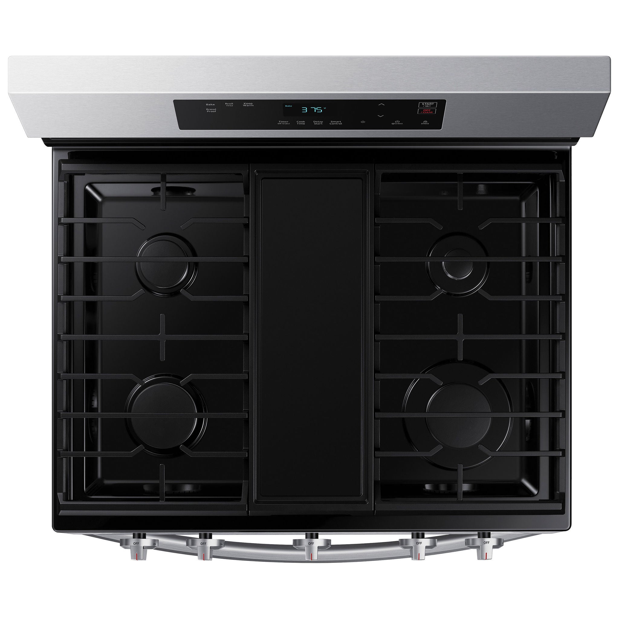 Samsung 6.0 cu. ft. Smart Freestanding Gas Range with Integrated Griddle