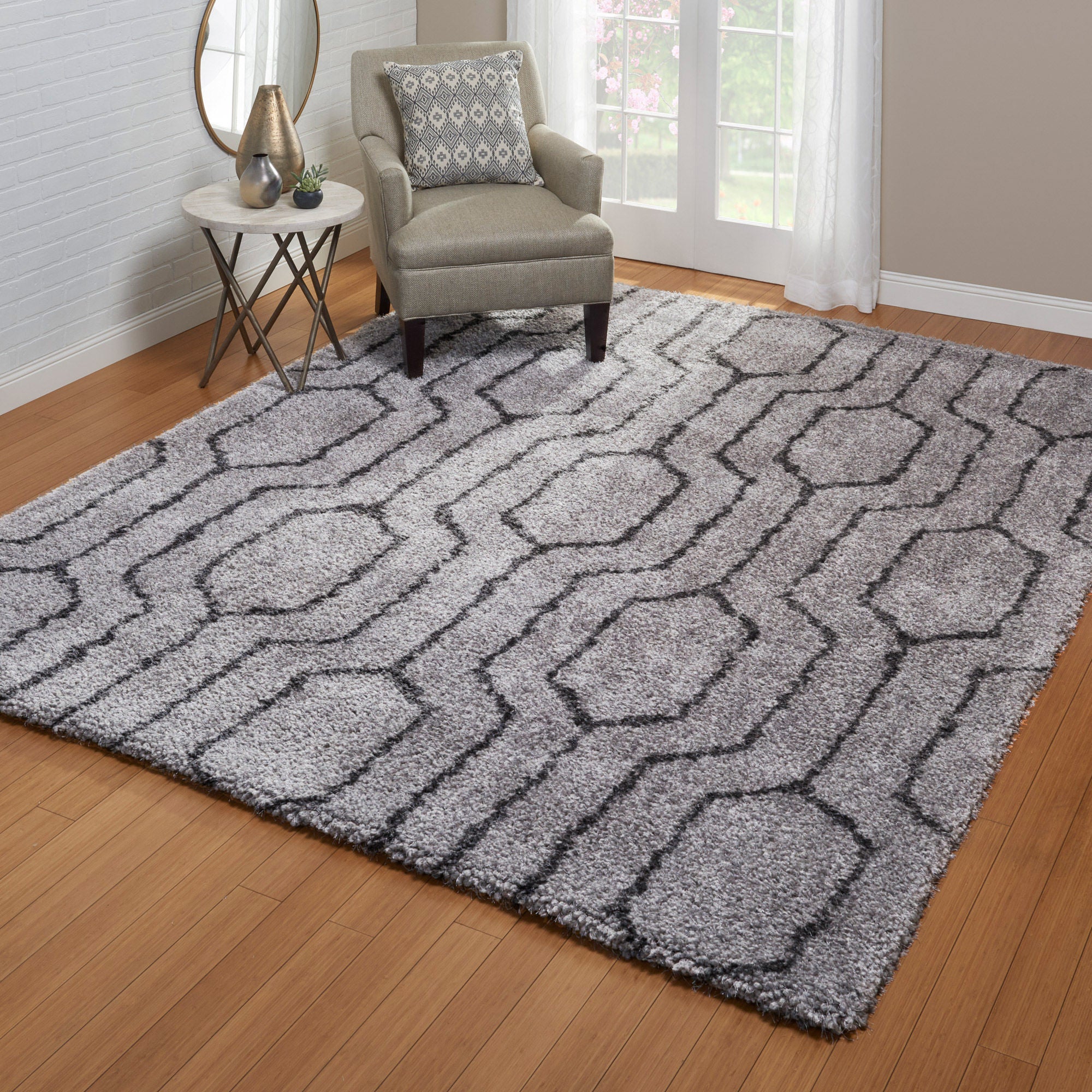 Avila Luxury Shag Rug Collection, Roman