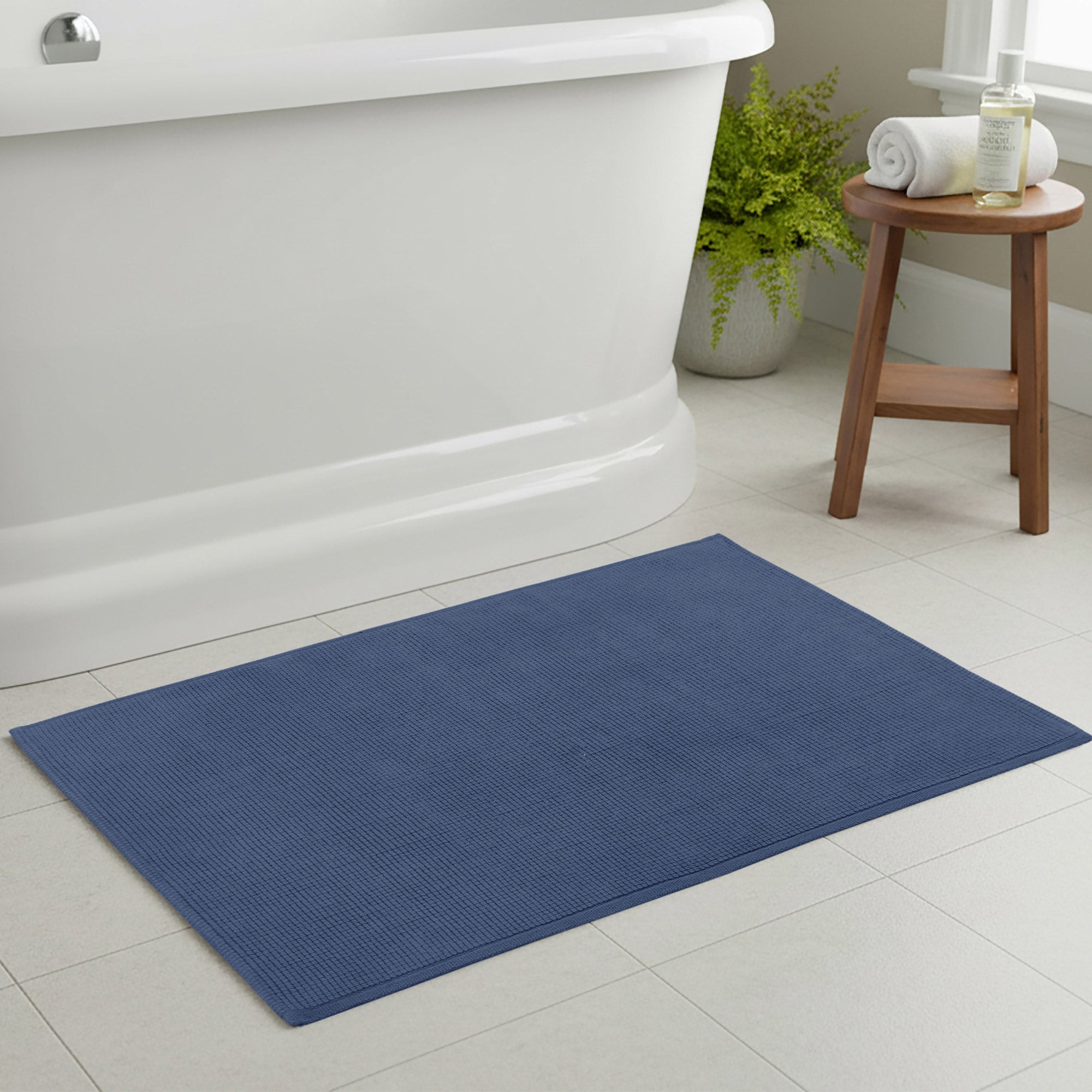 Cotton Woven Bath Mat