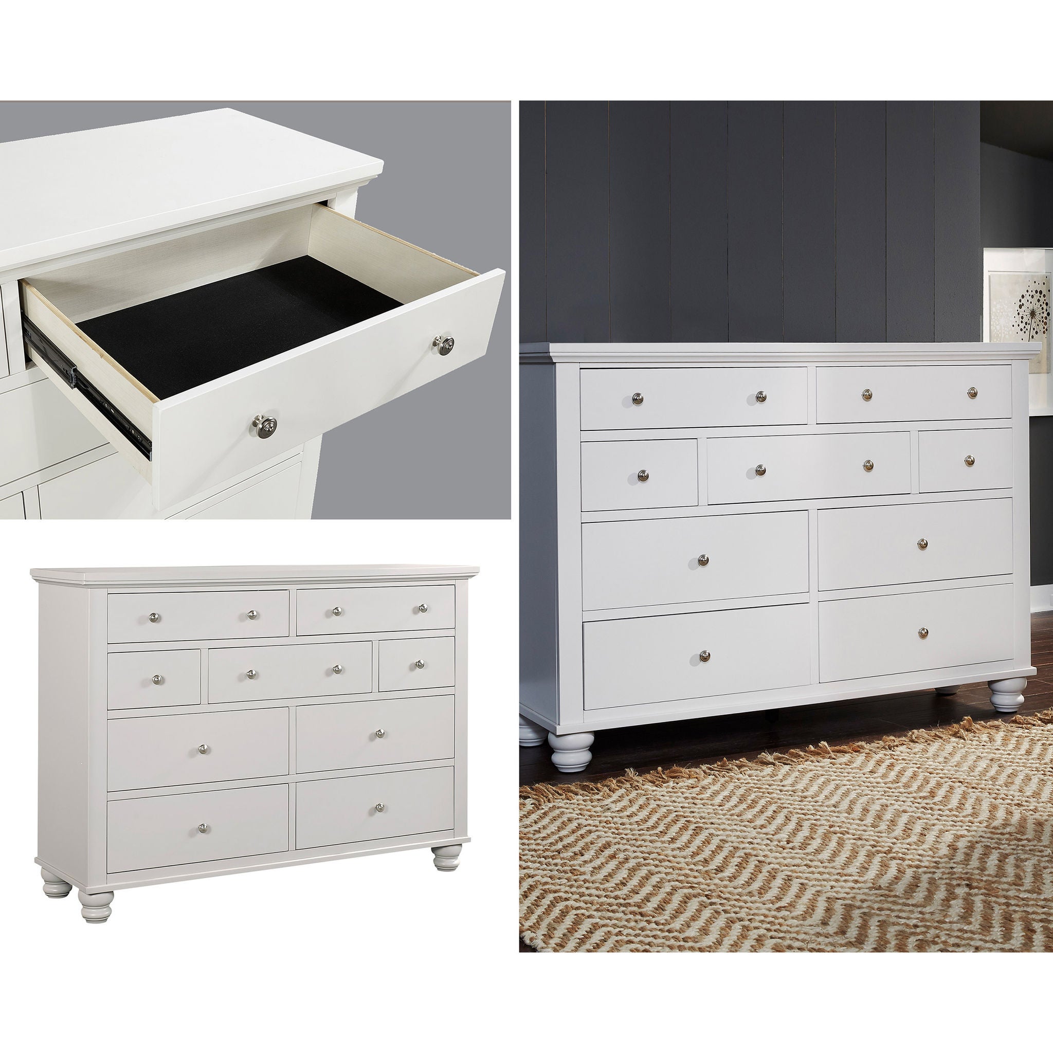 Ashfield Bedroom Collection in White
