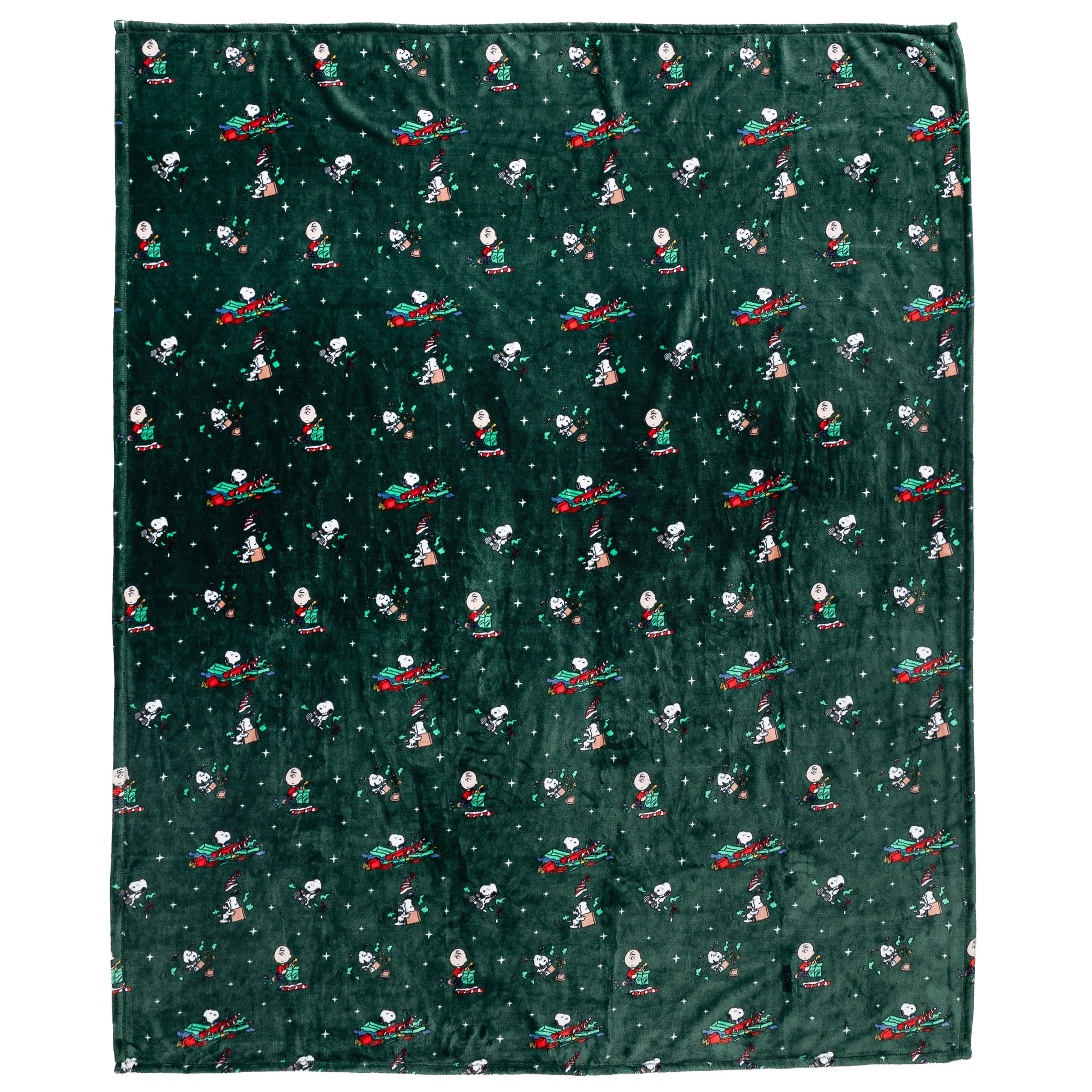 Peanuts Printed VelvetLoft Throw, Holiday 2-pack