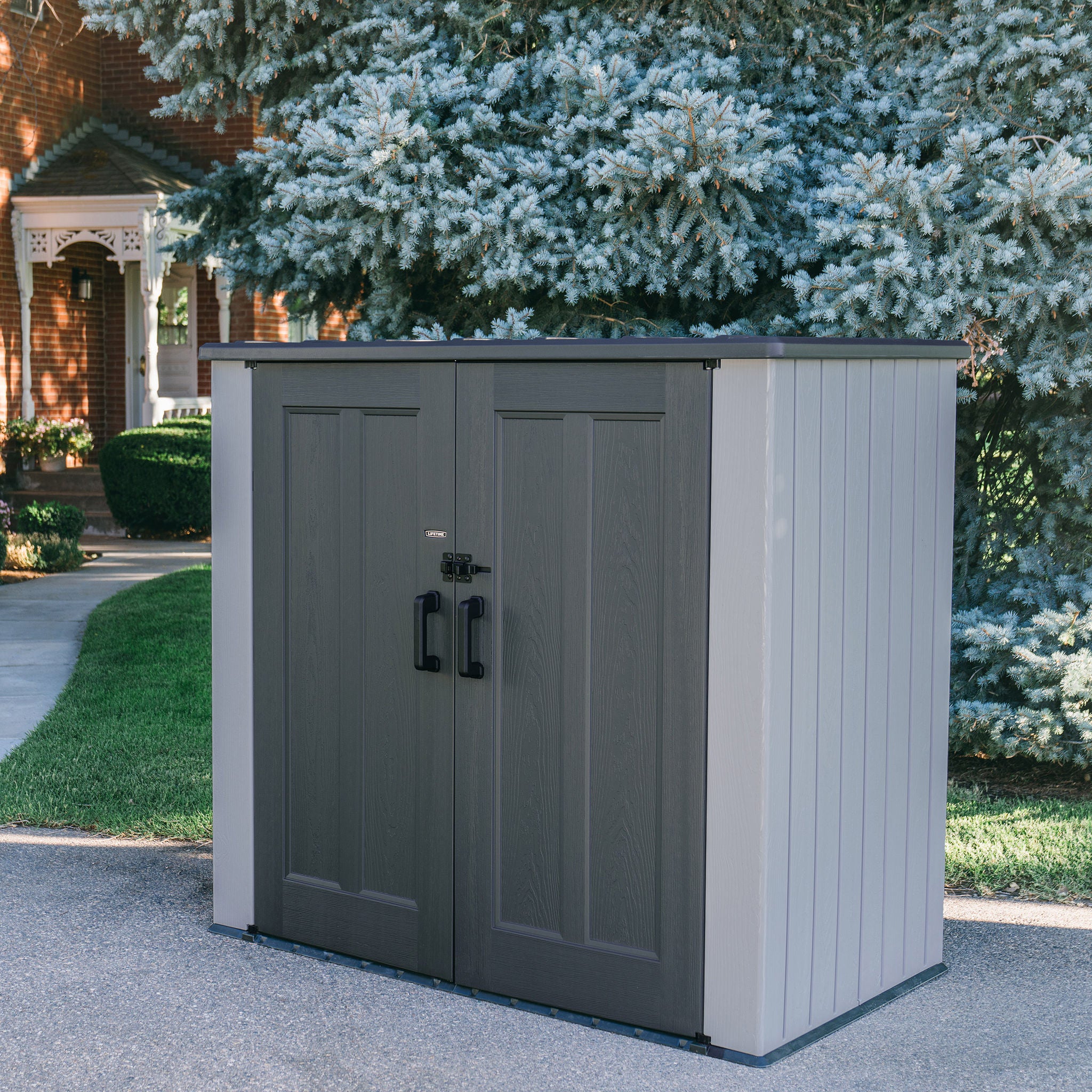 Lifetime Outdoor Utility Storage Shed - 75" x 43" x 69"