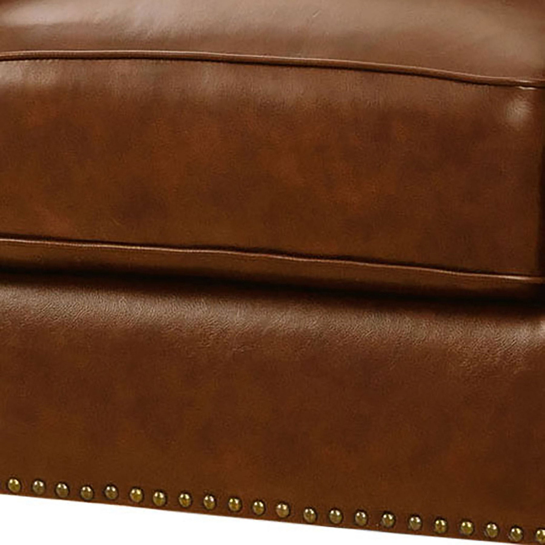 Mortara Leather Ottoman