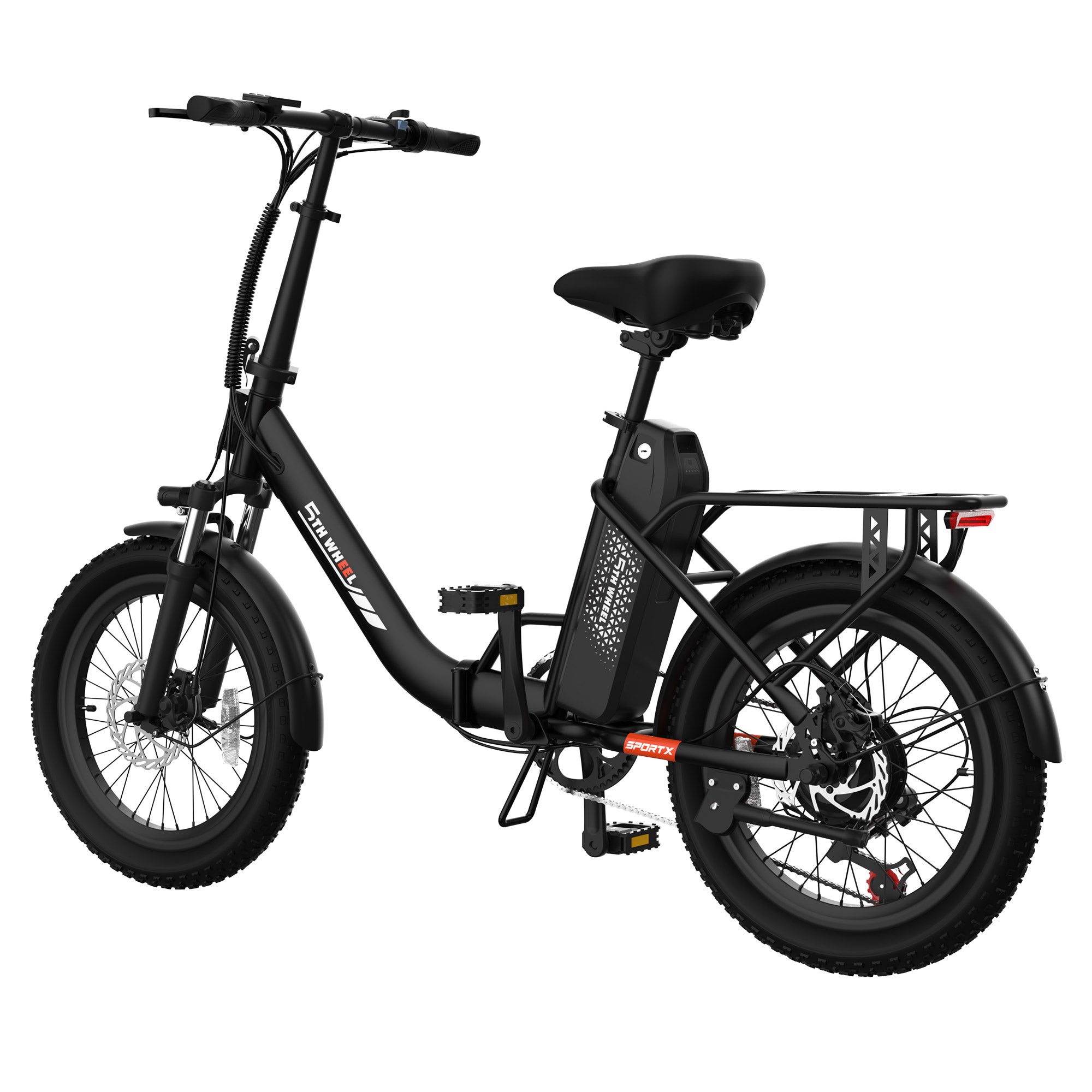 5th Wheel SPORTX Folding Electric Bike