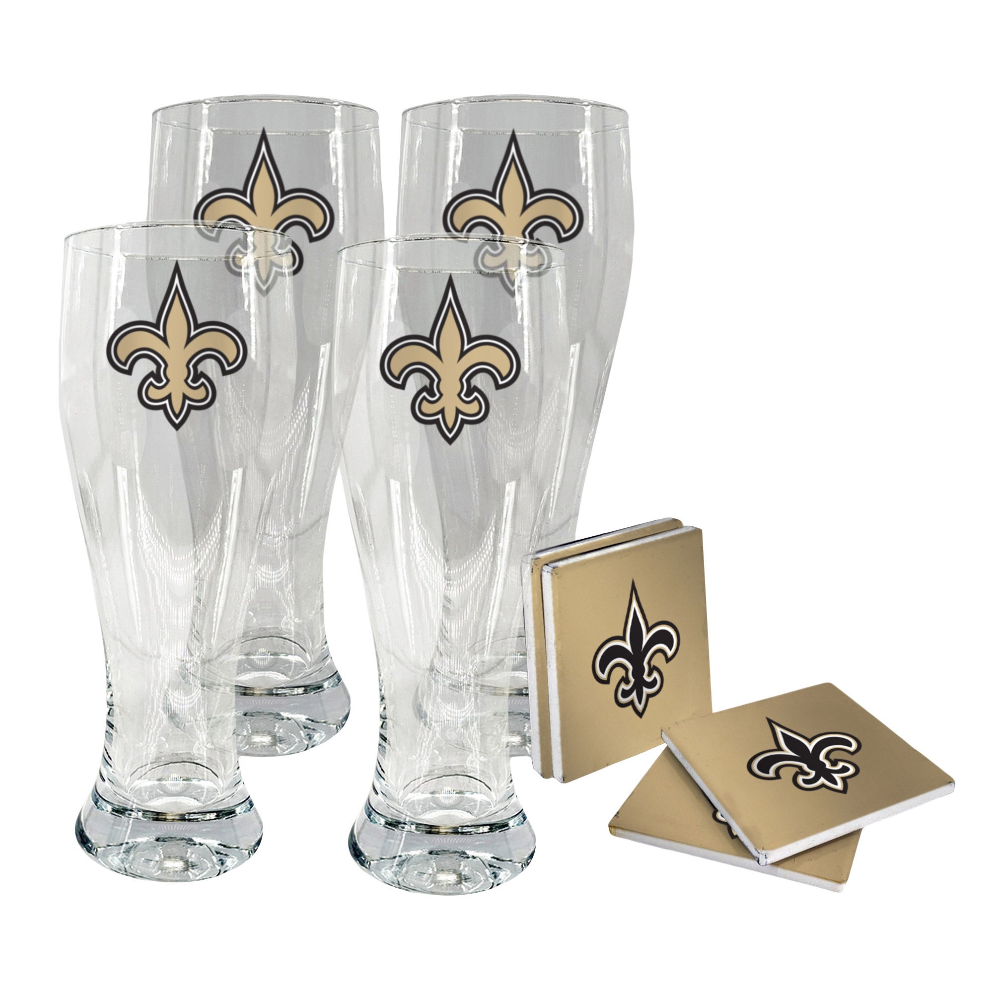 NFL Pilsner & Coaster Set